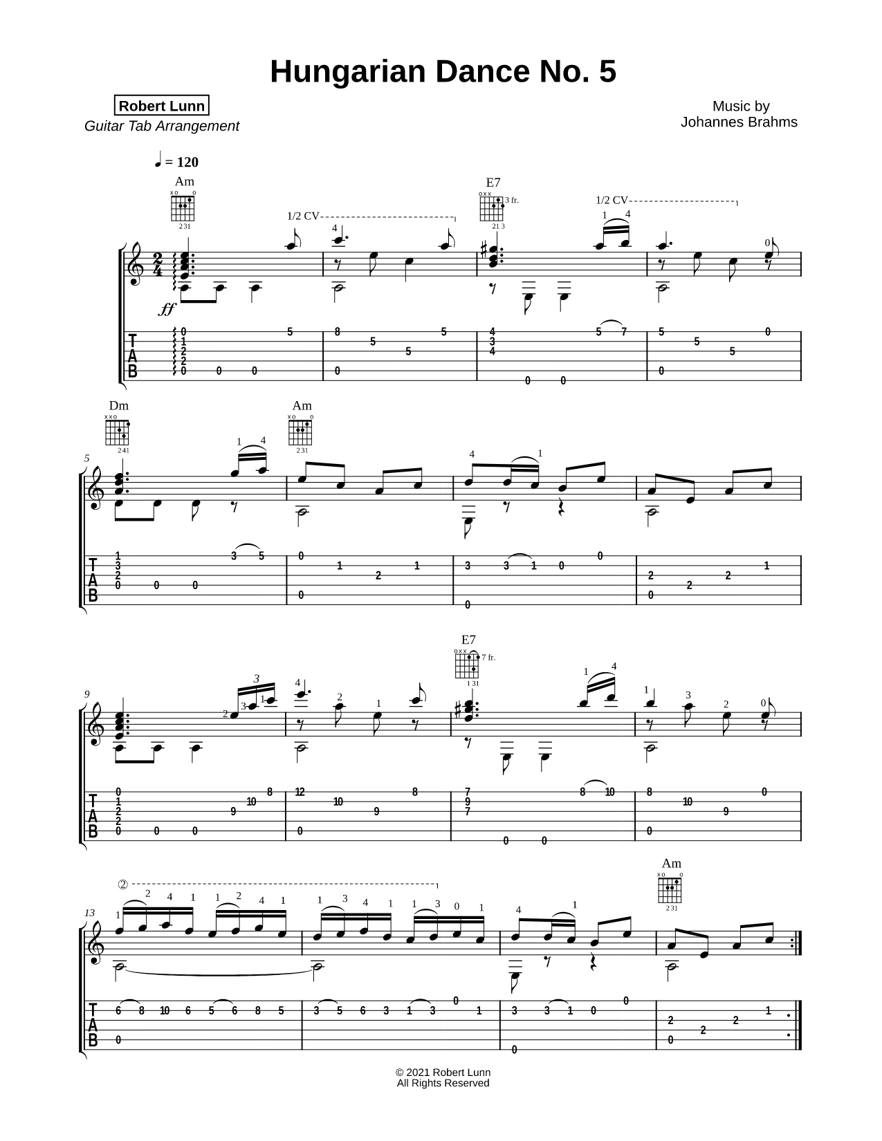 Hungarian Dance No. 5