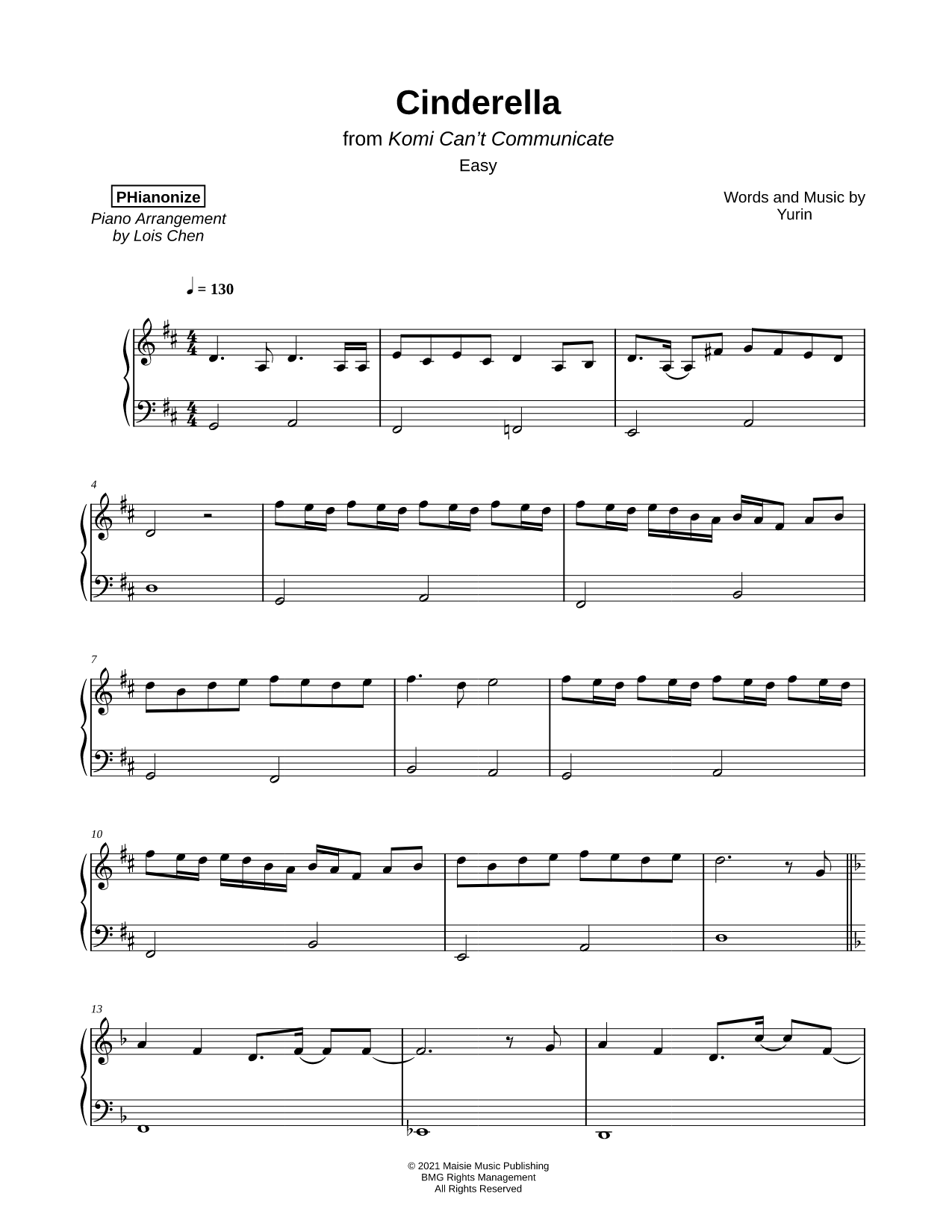 Cinderella [easy]