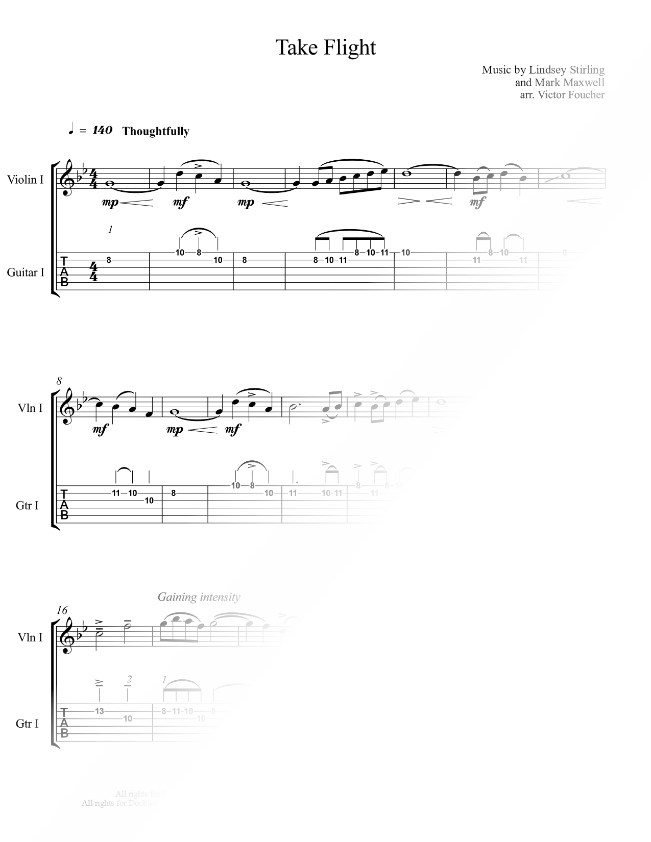 Take Flight - Violin & Guitar