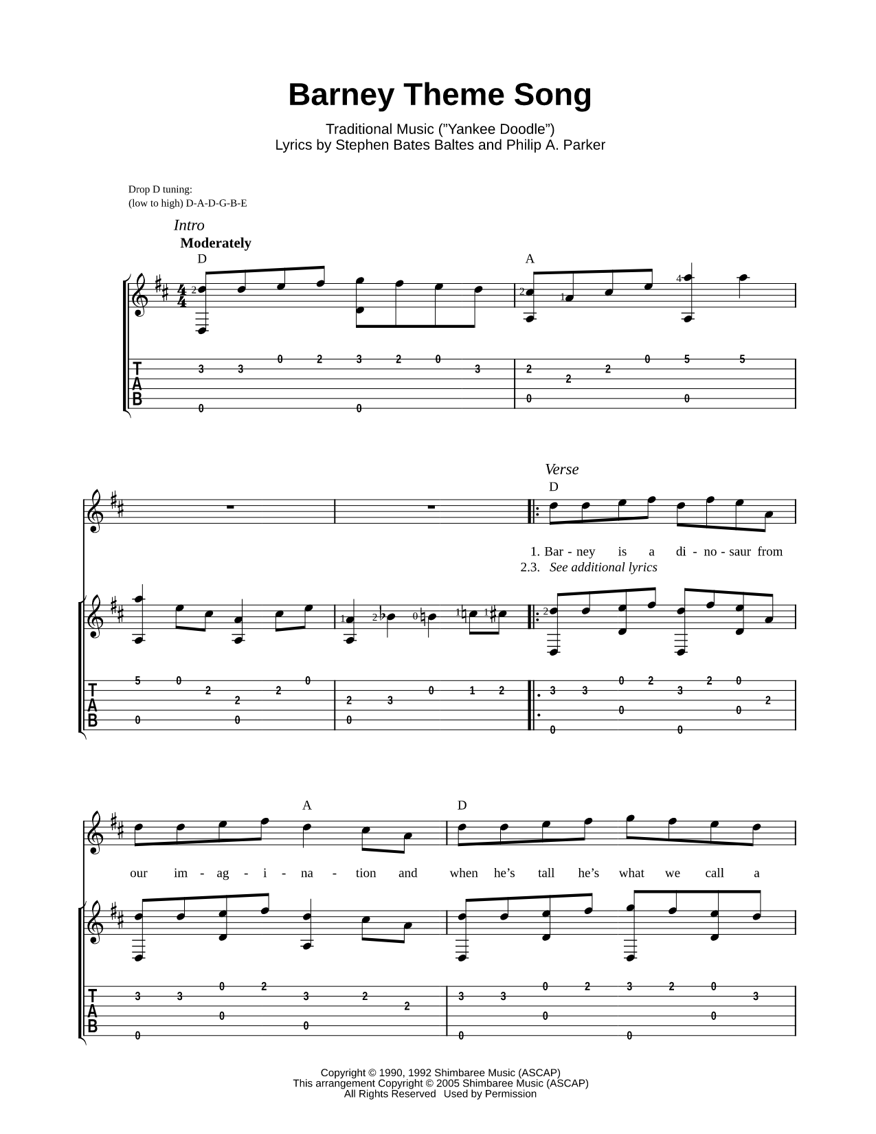 Barney Theme Song