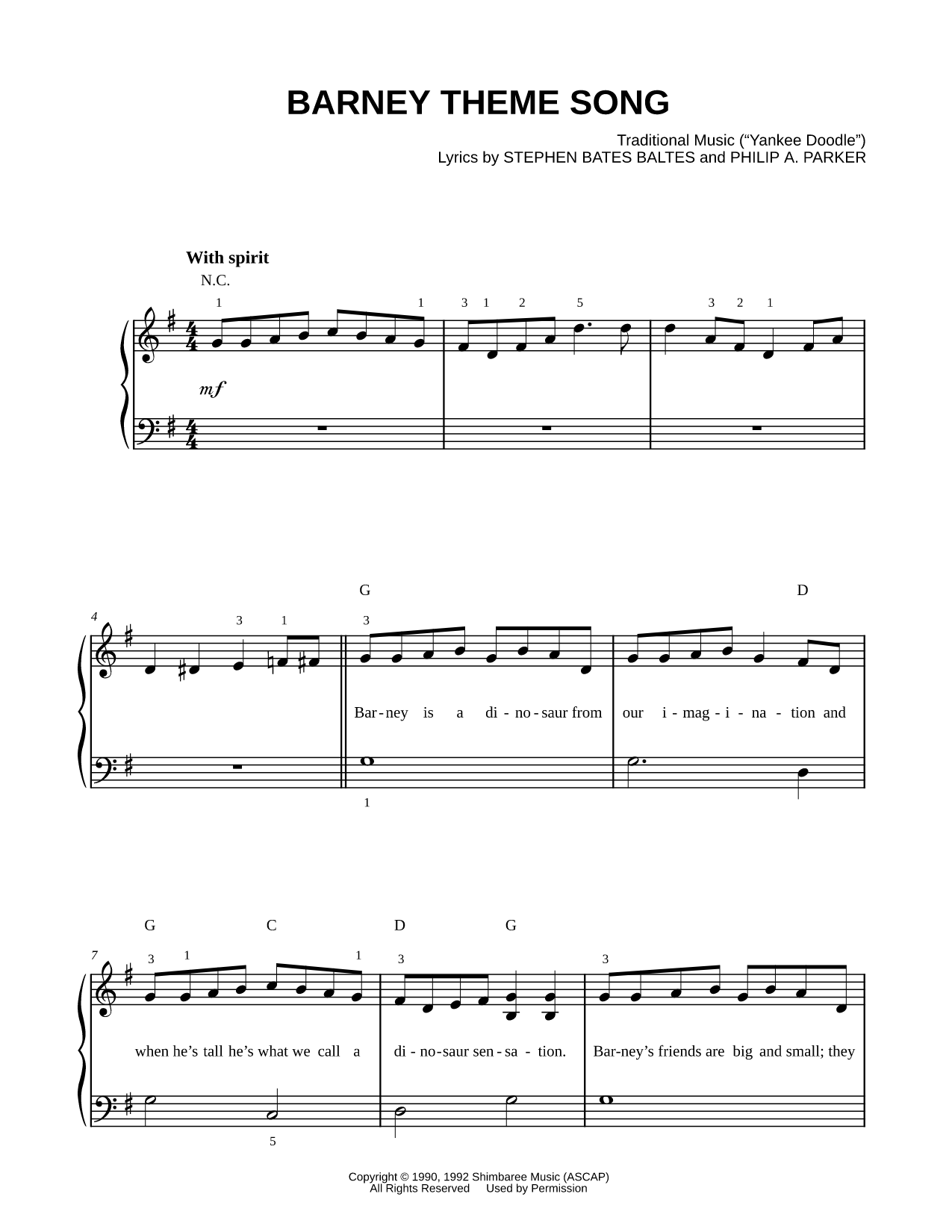 Barney Theme Song