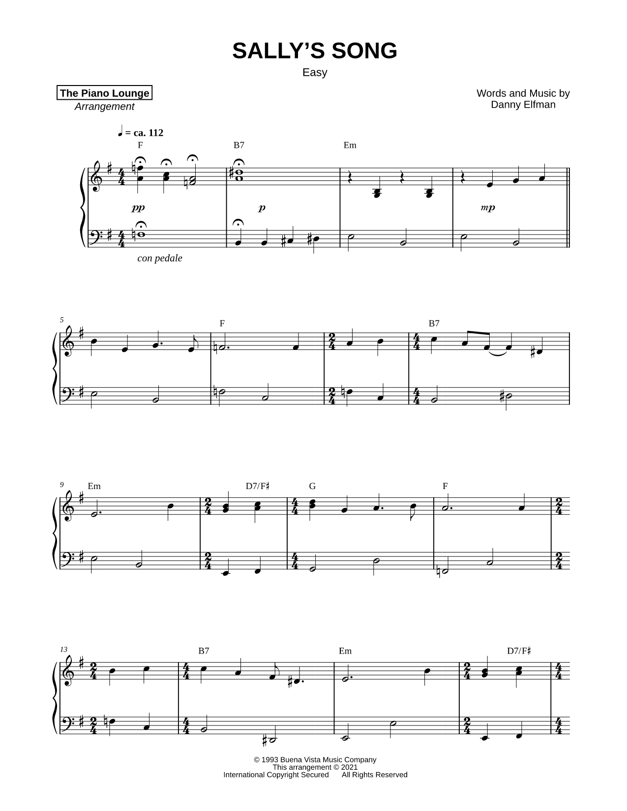 Sally's Song [easy]