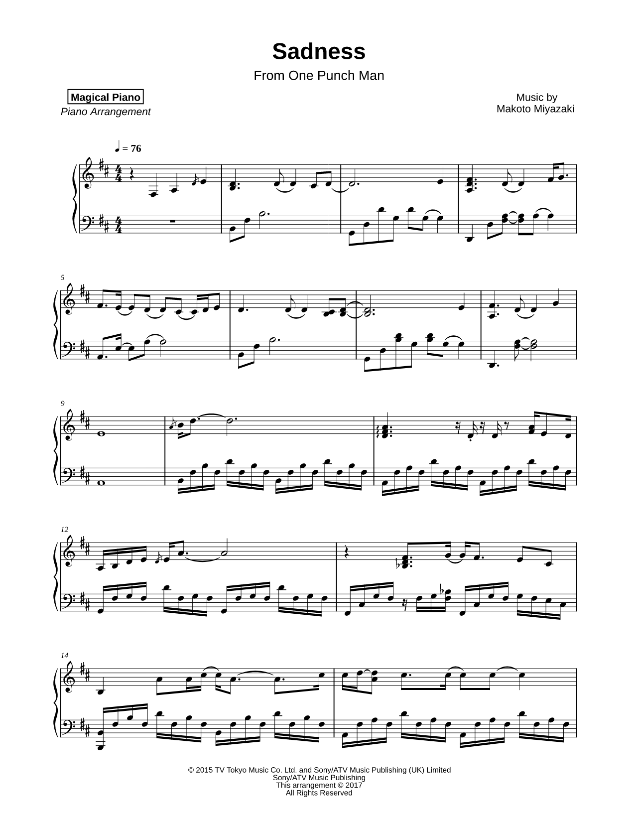 Saitama's Theme (Sadness)