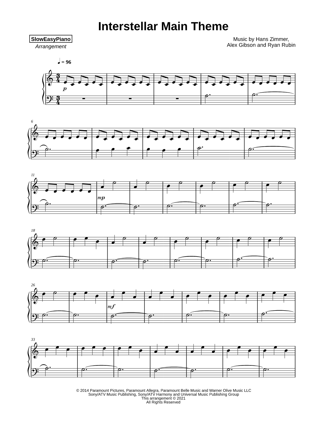 Interstellar (Main Theme)