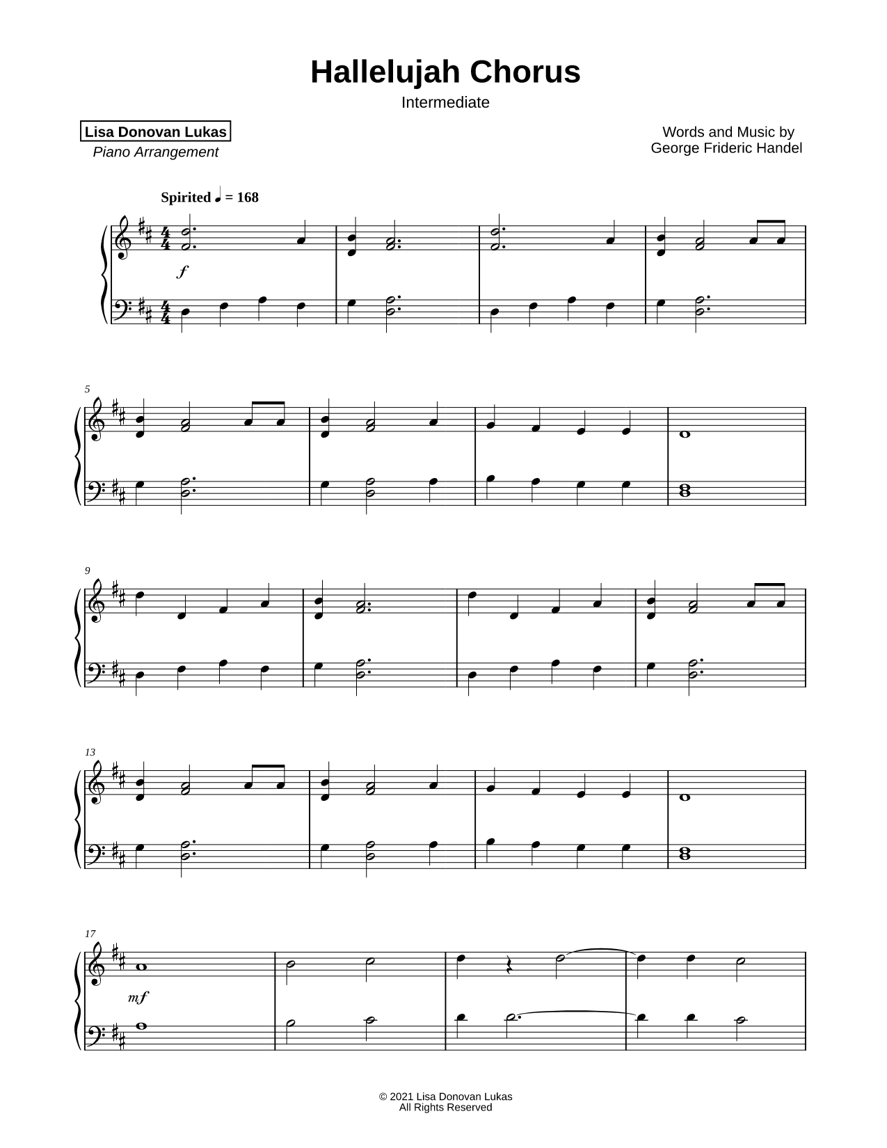 Hallelujah Chorus [intermediate]