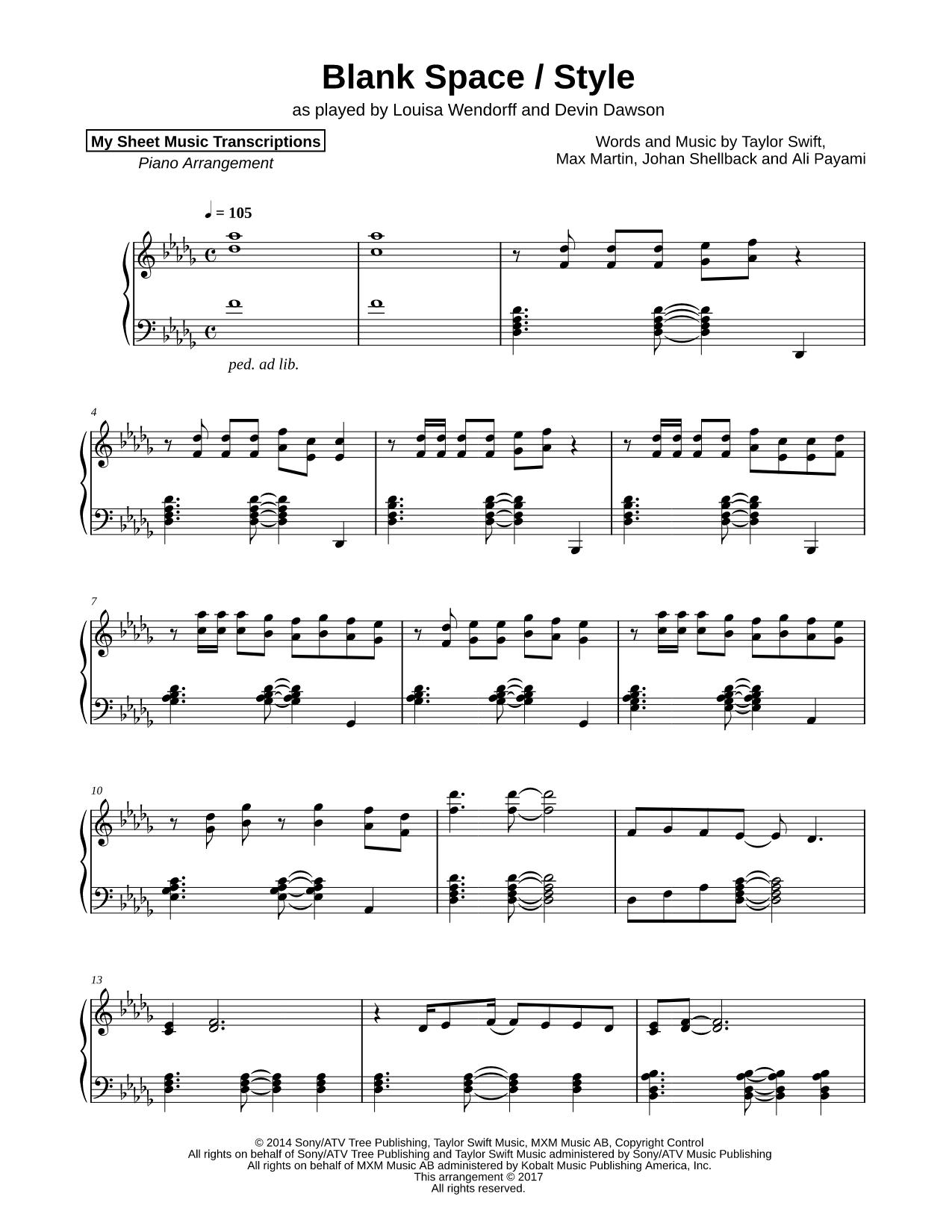 Blank Space / Style