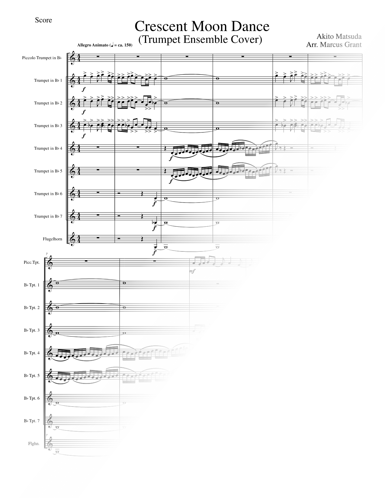 Crescent Moon Dance - Trumpet Ensemble