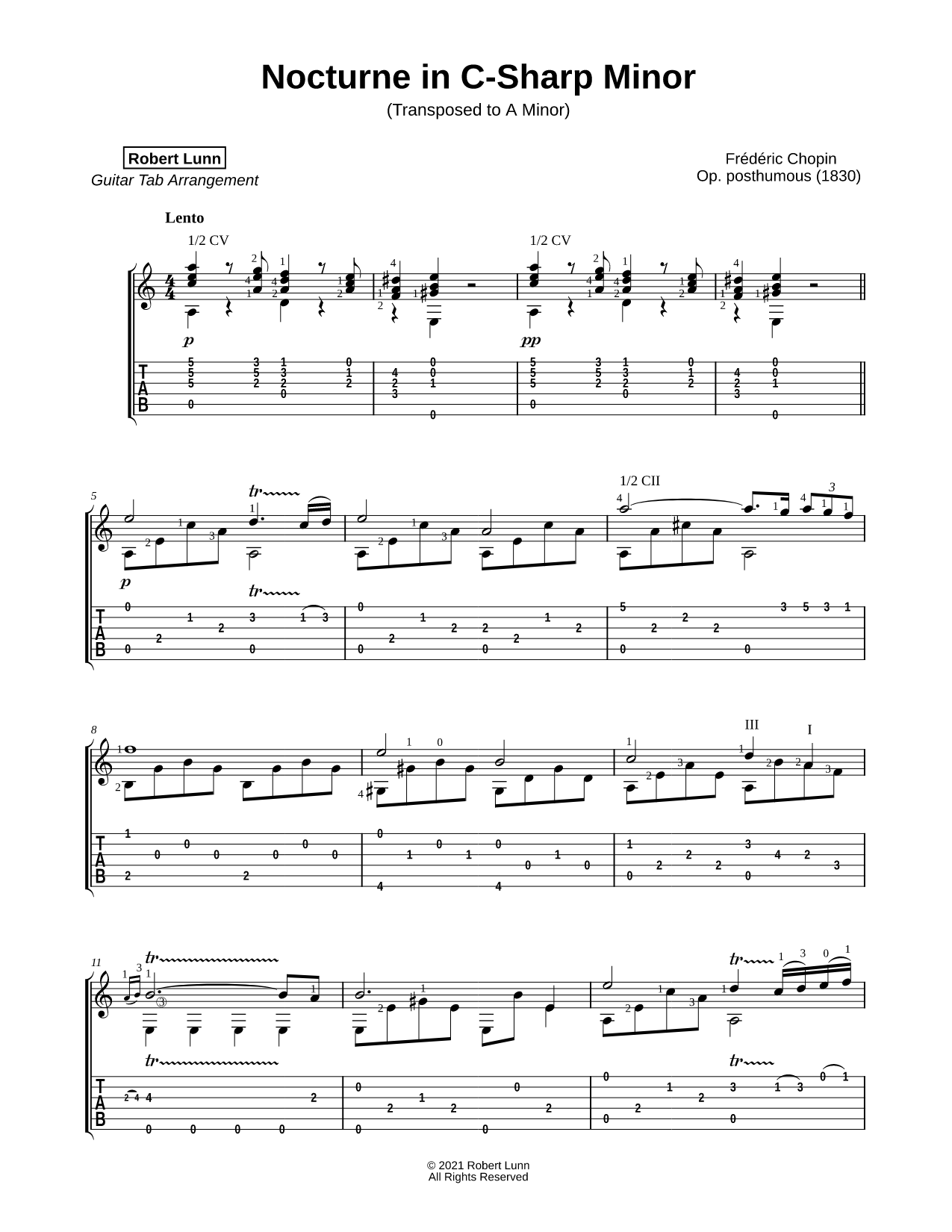 Nocturne in C# Minor