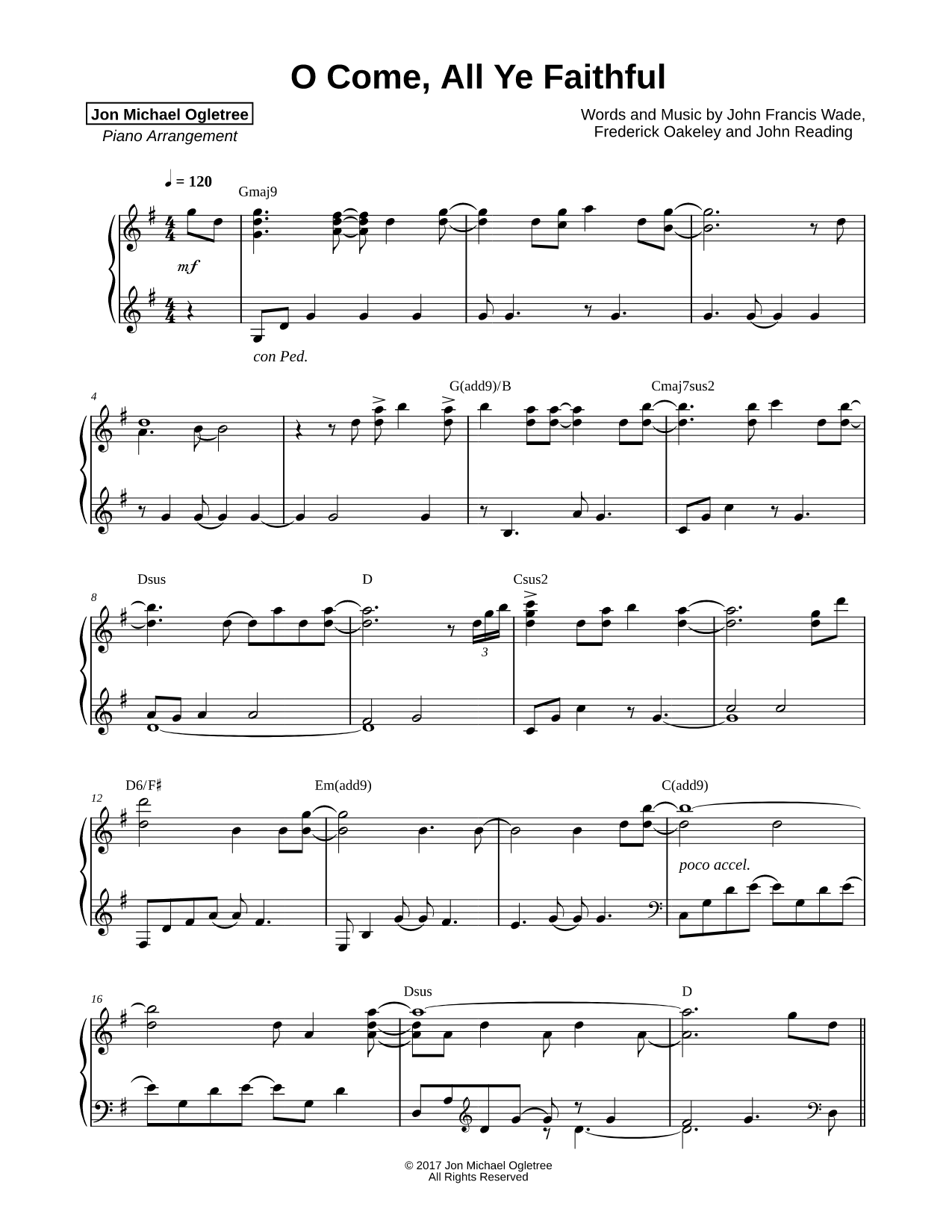 O Come, All Ye Faithful