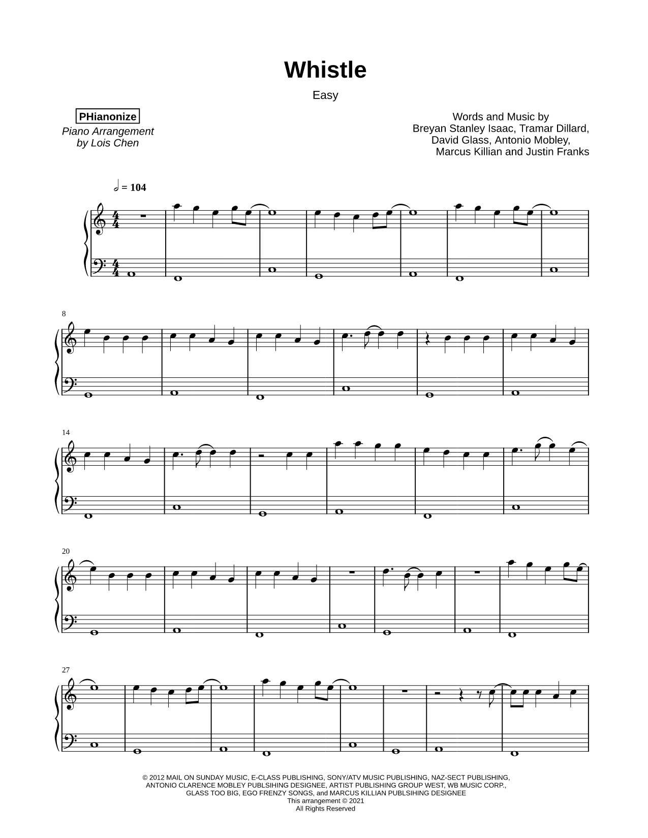 Whistle [easy]