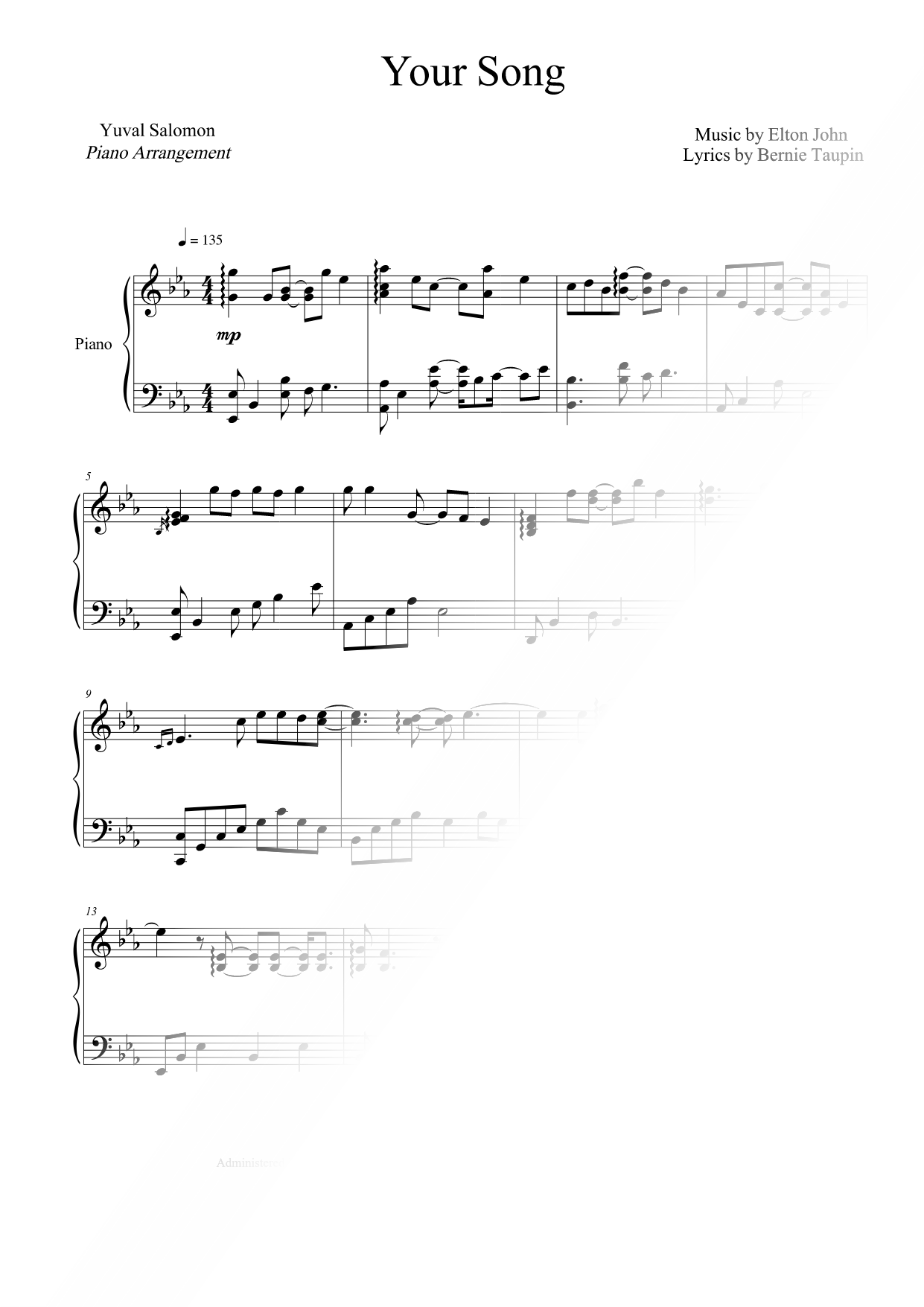 Your Song