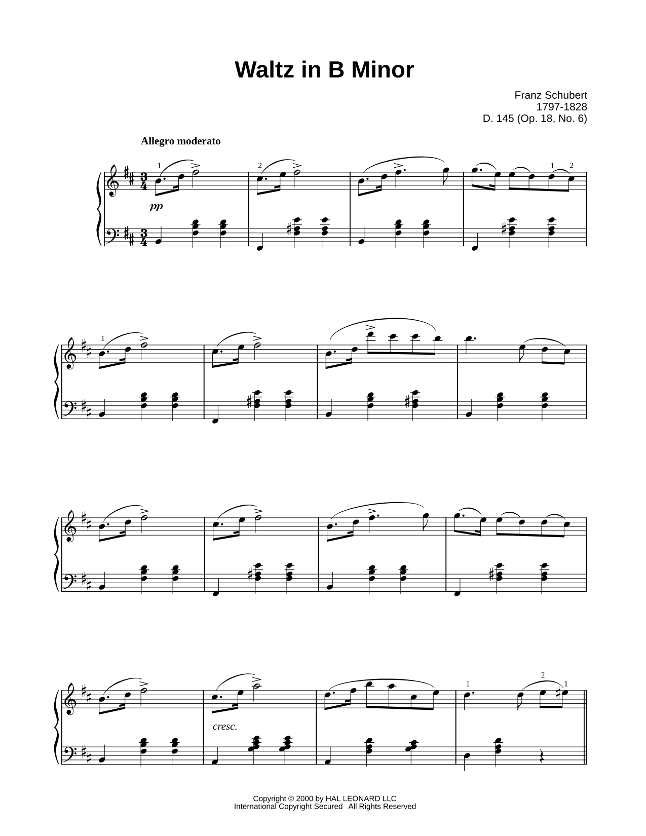 Waltz in B Minor