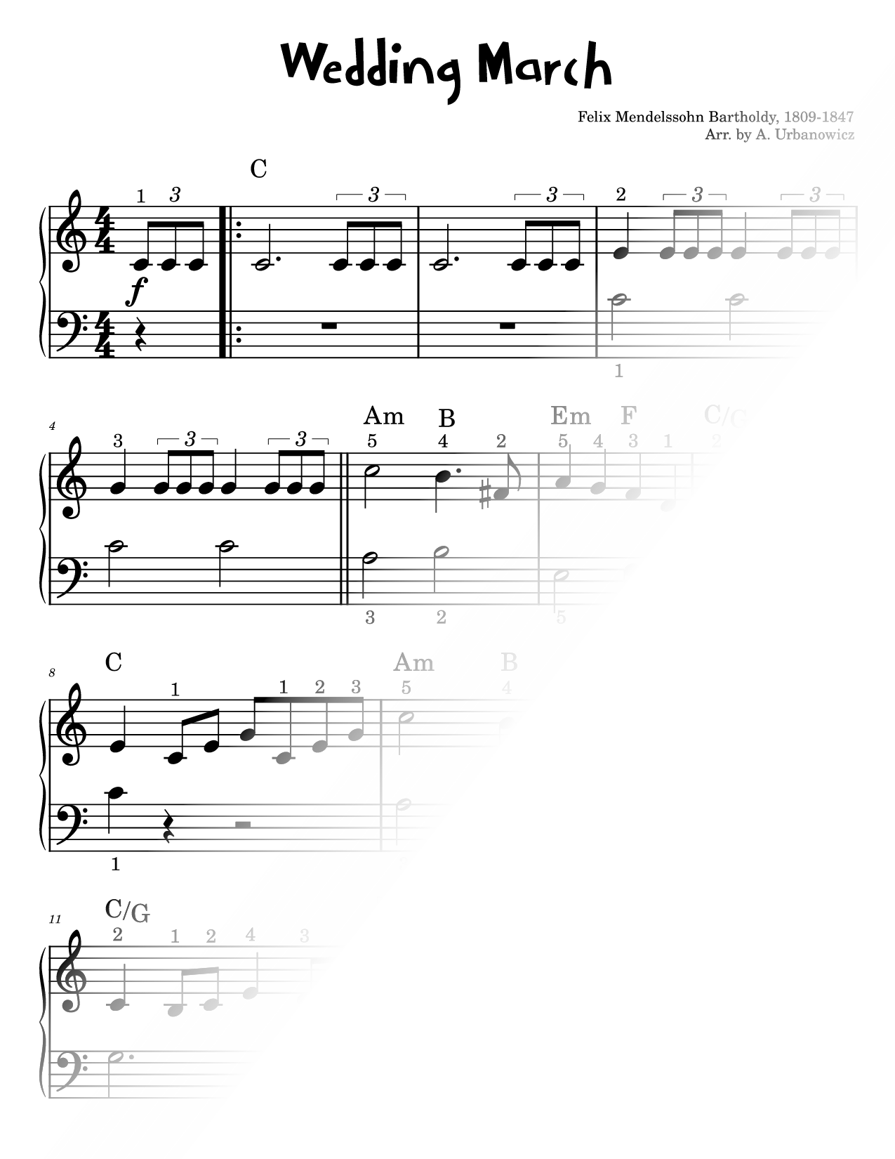 Wedding March [easy]