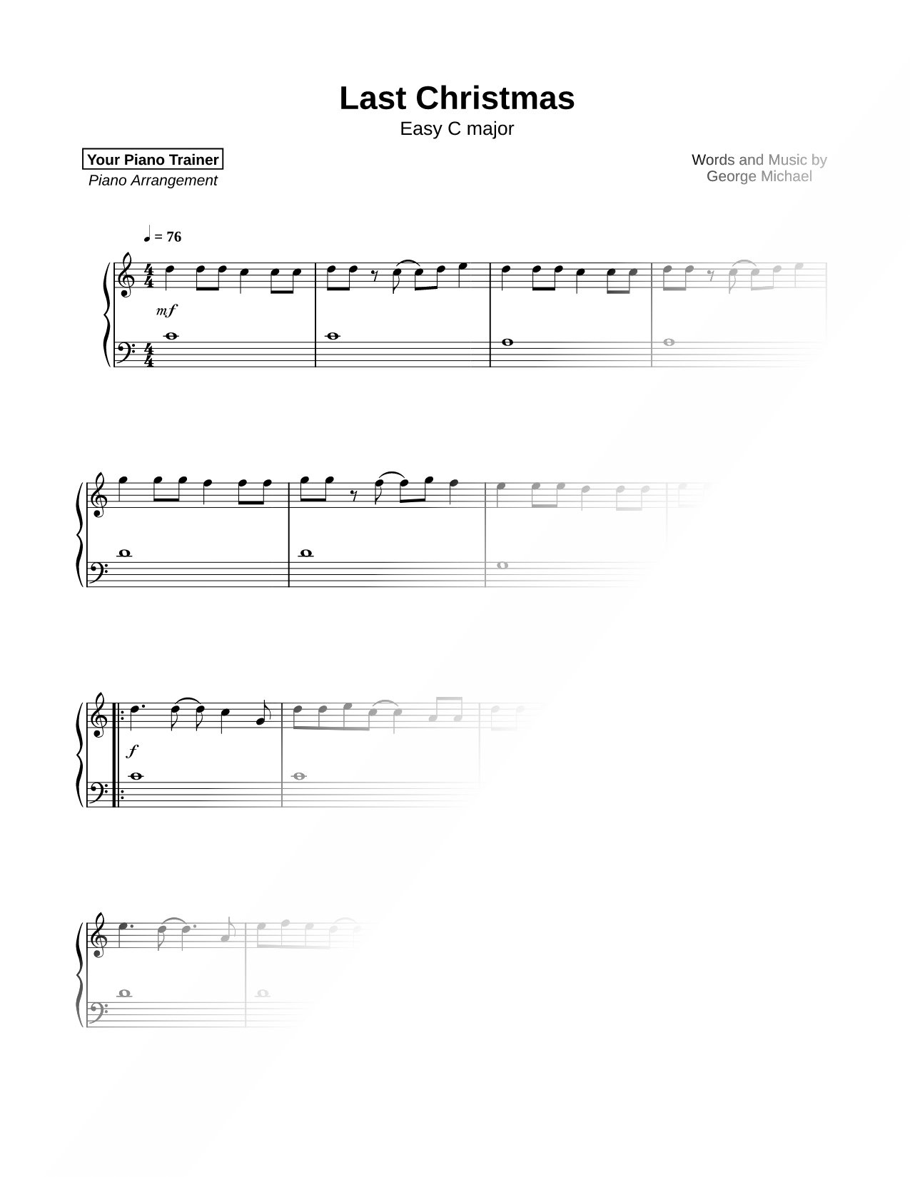 Last Christmas [easy]