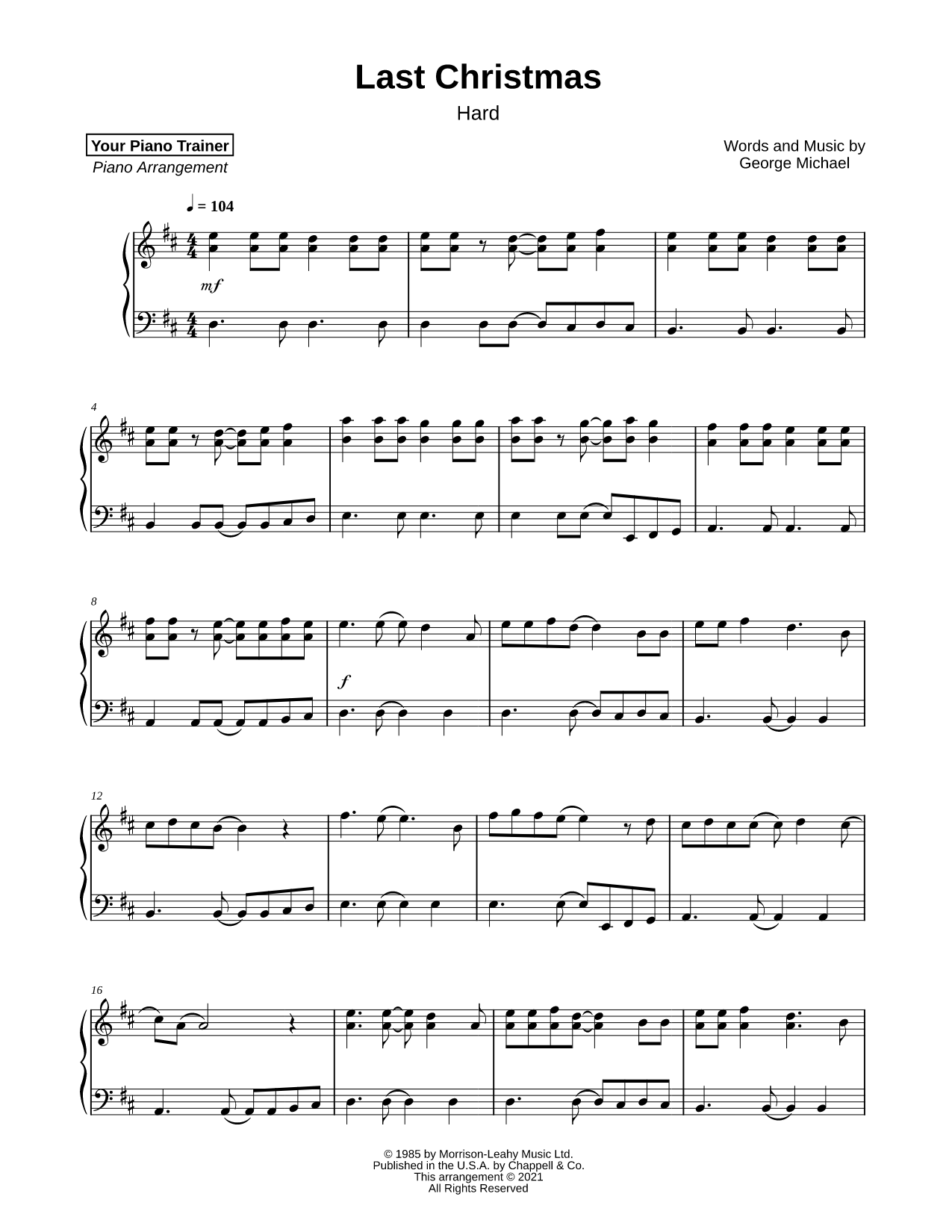 Last Christmas [hard]