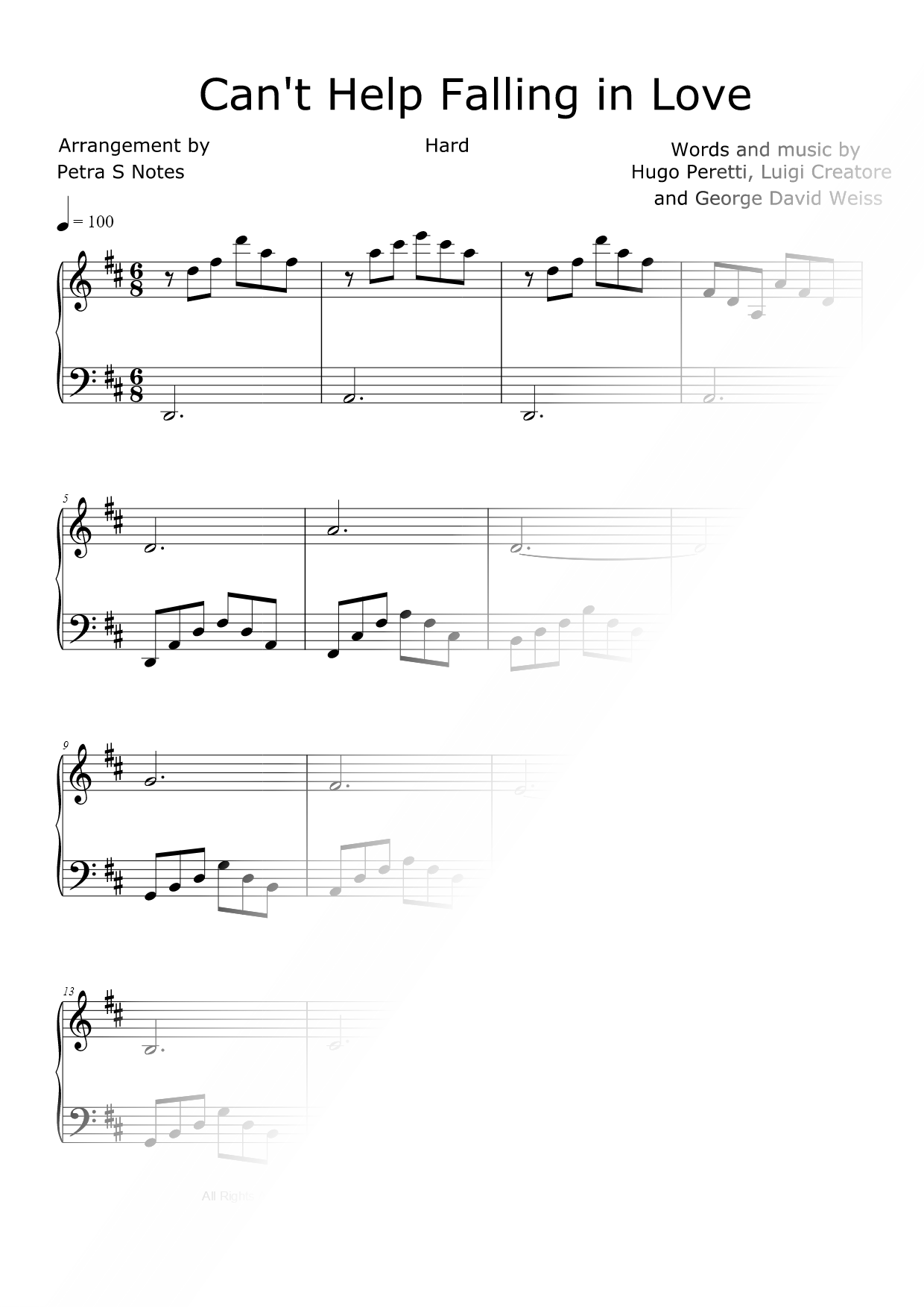 Can't Help Falling in Love [hard]