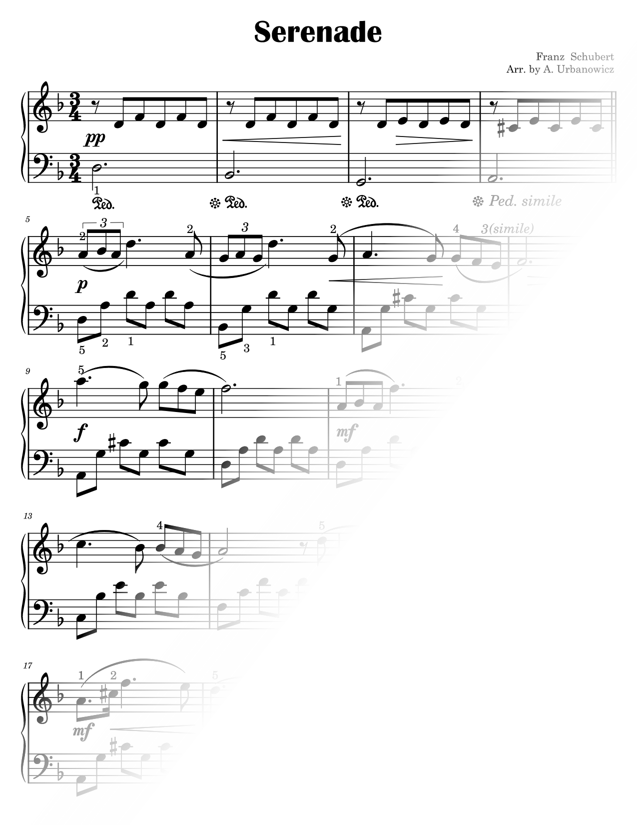 Serenade (Ständchen) [easy]