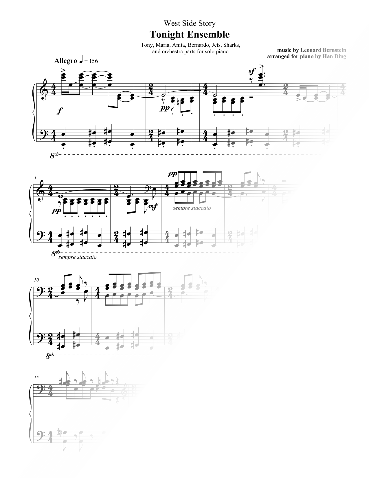 Tonight (Quintet)