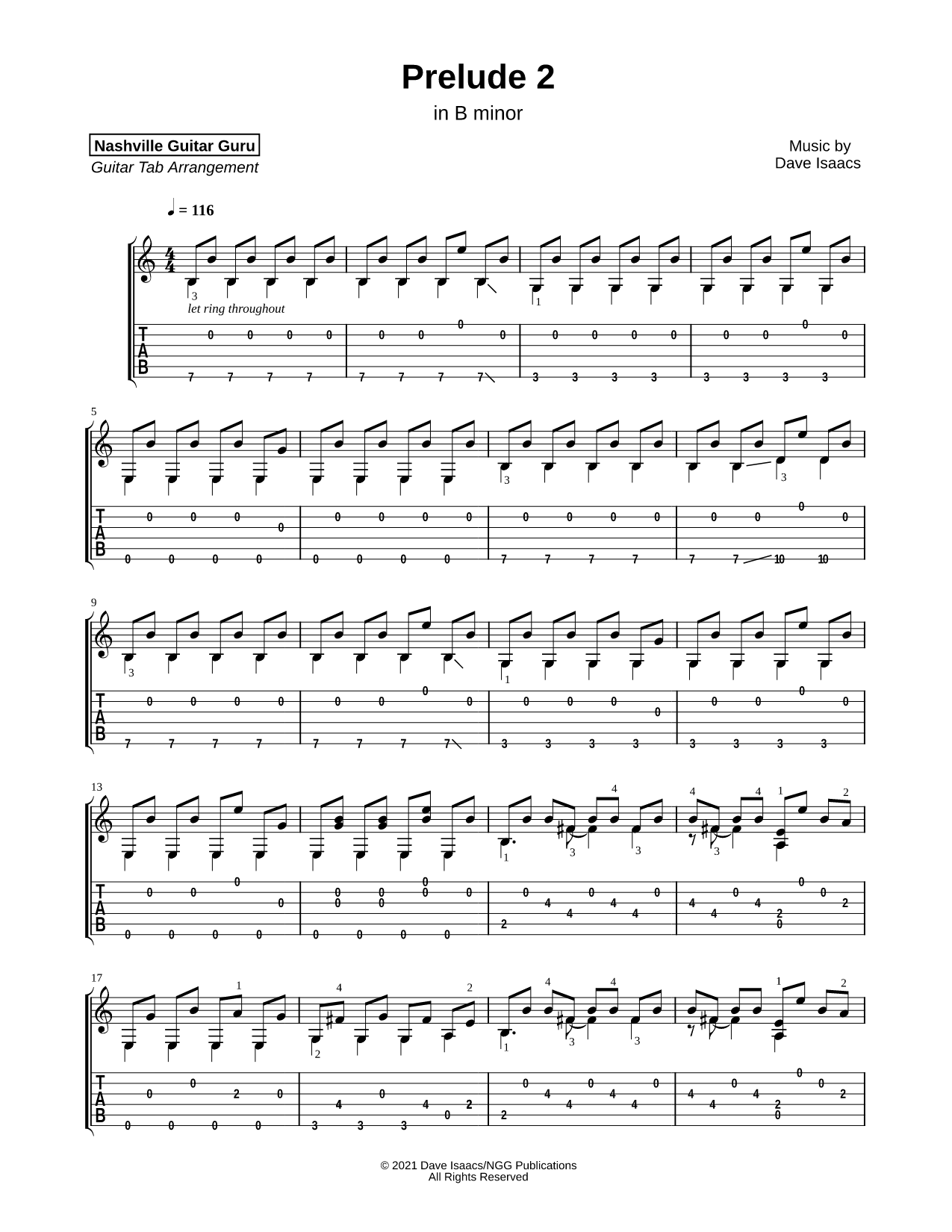 Prelude 2 in B Minor