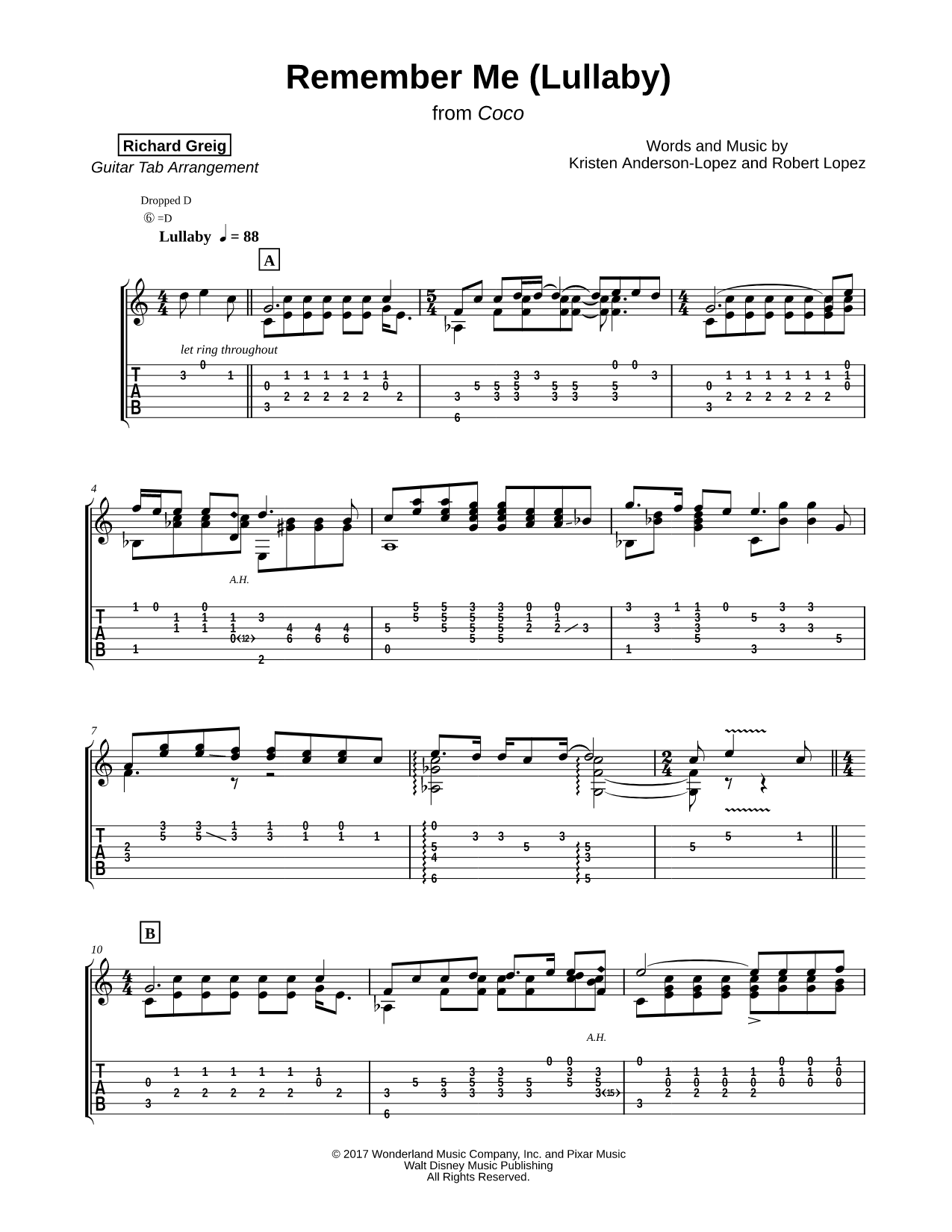 Remember Me (Lullaby)
