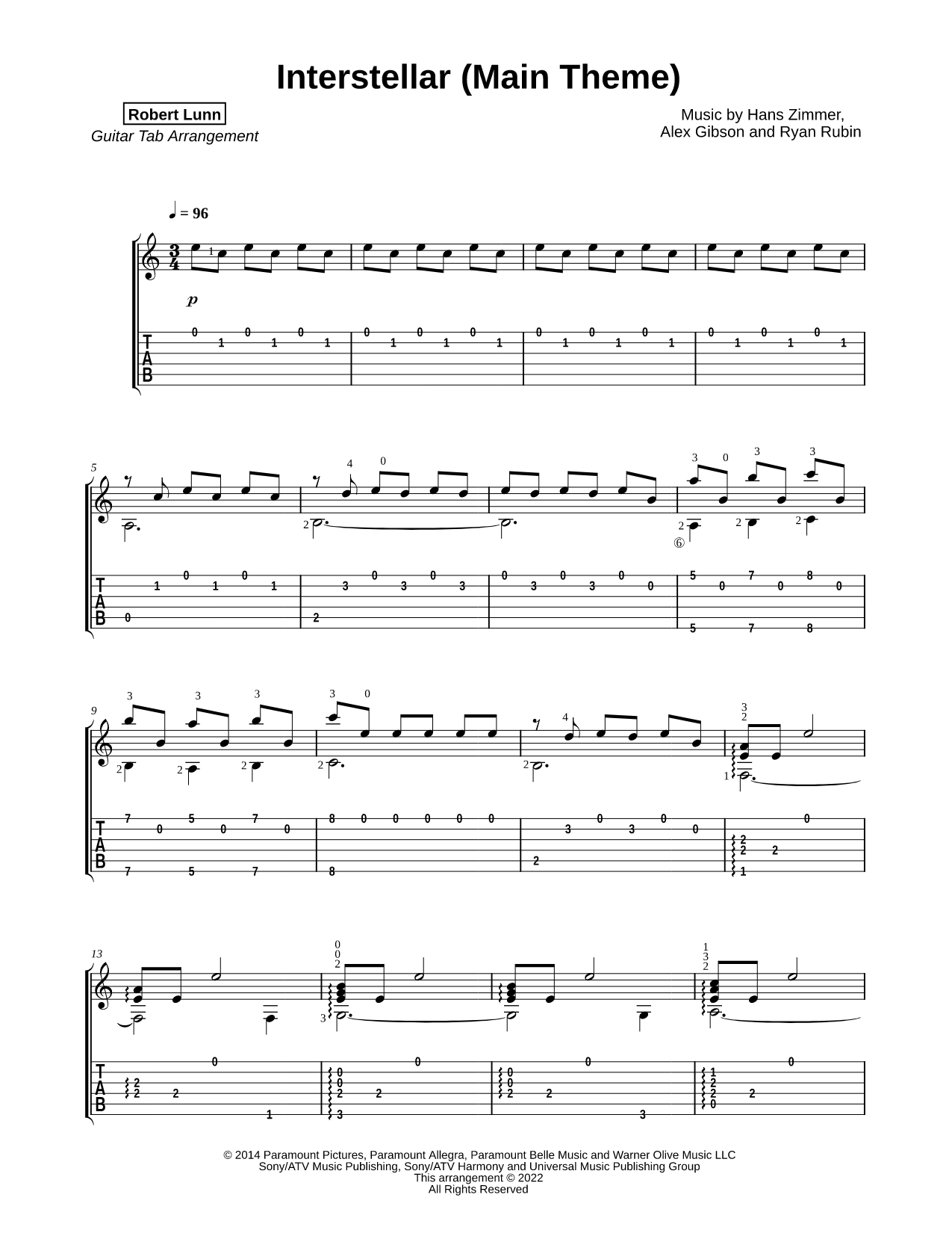 Interstellar (Main Theme)
