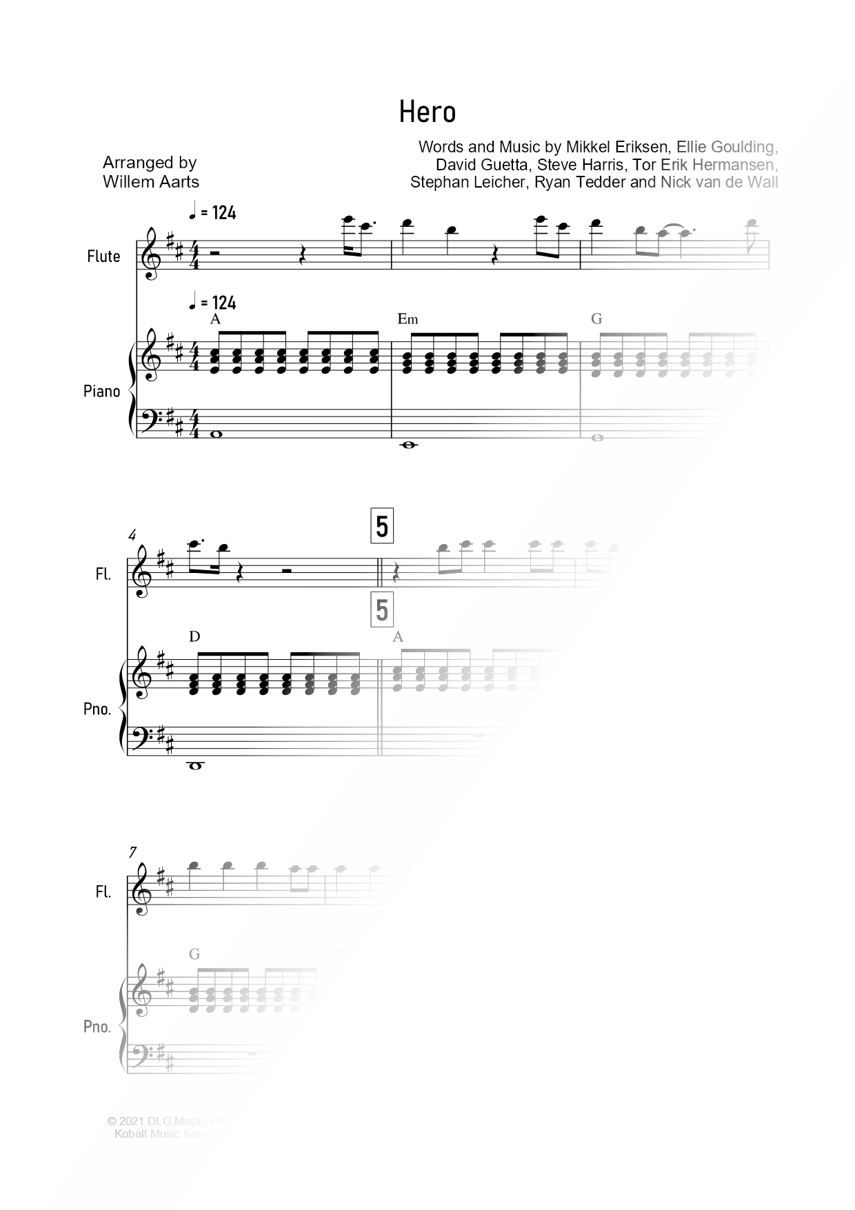 Hero - Flute & Piano