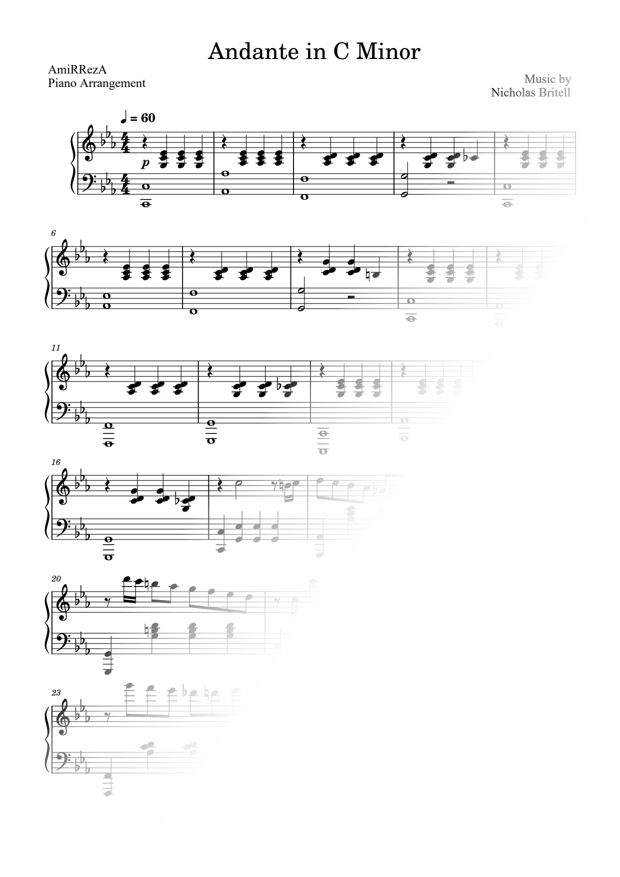 Andante in C Minor