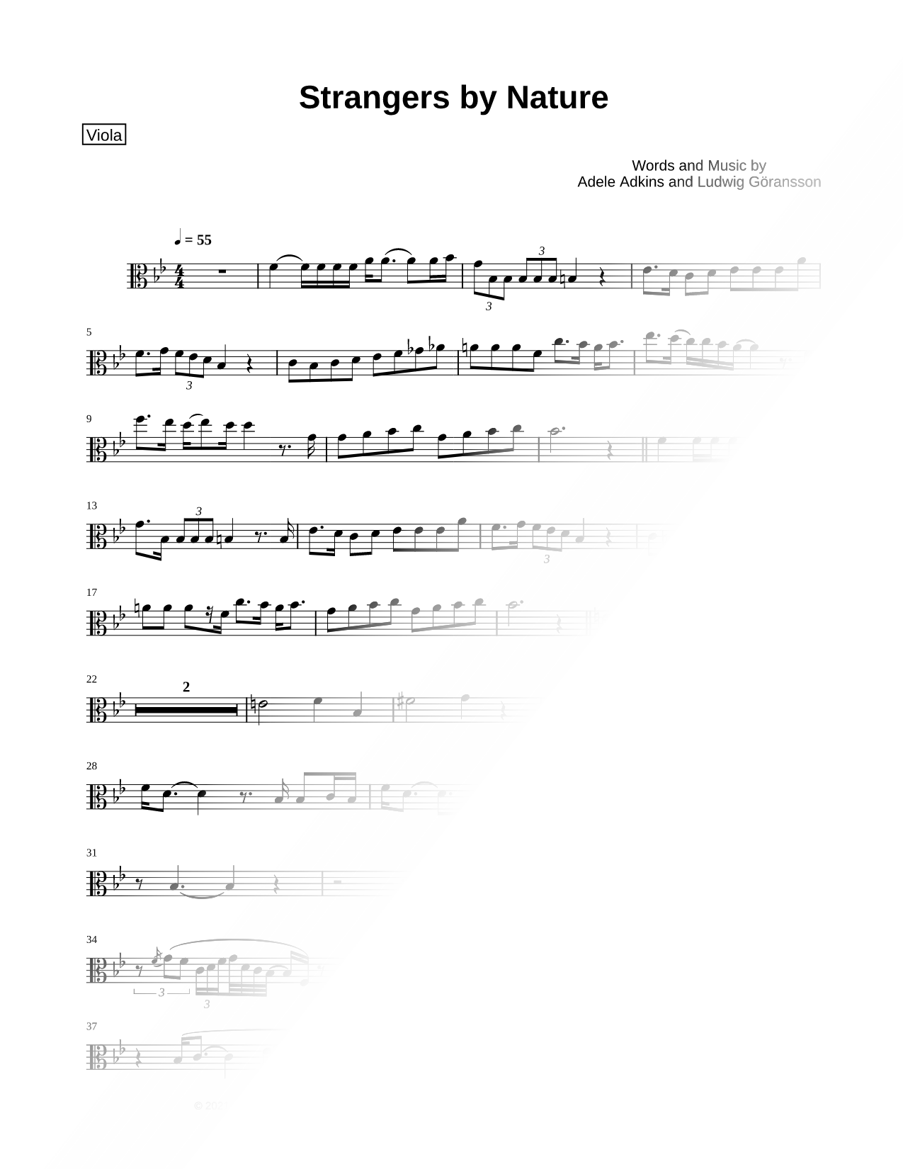 Strangers by Nature - Viola