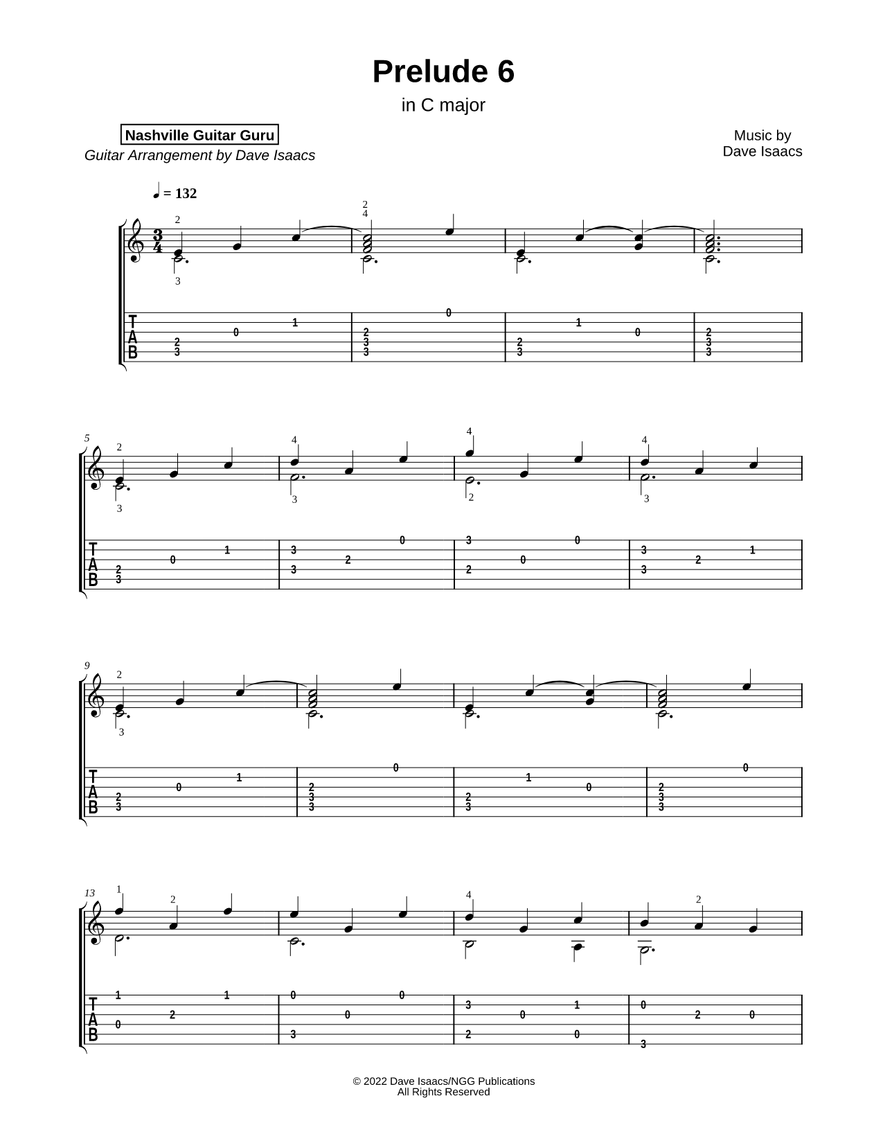 Prelude 6 in C Major