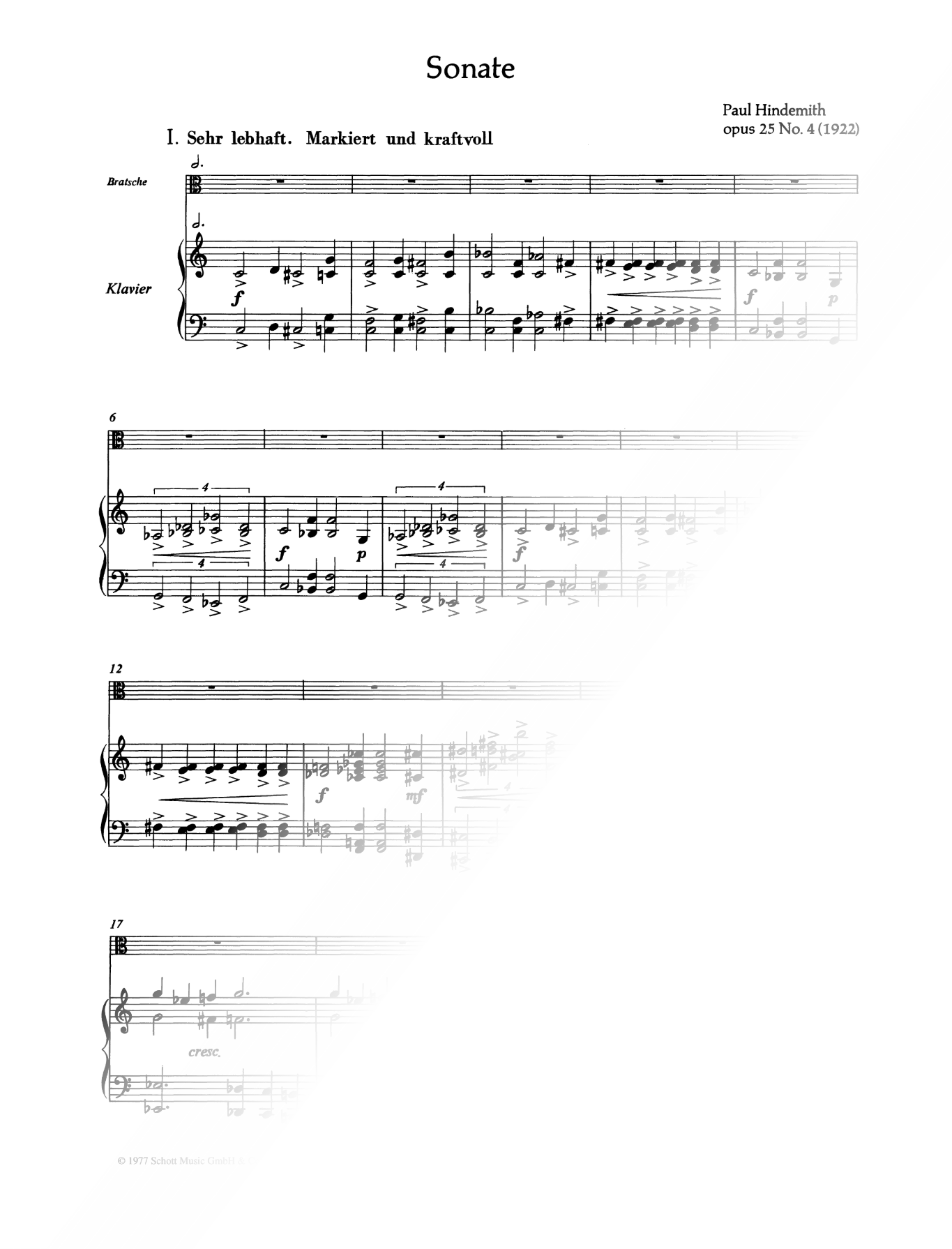 Viola Sonata, Op. 25 No. 4