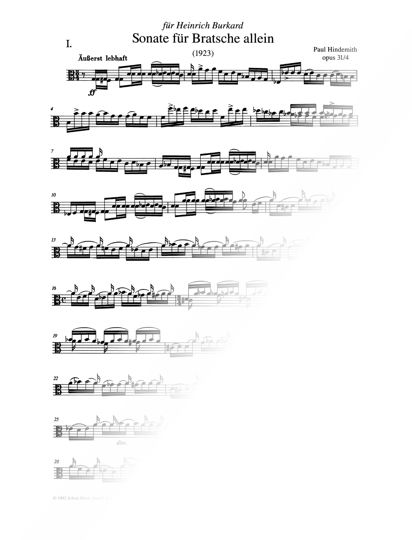 Viola Sonata, Op. 31 No. 4