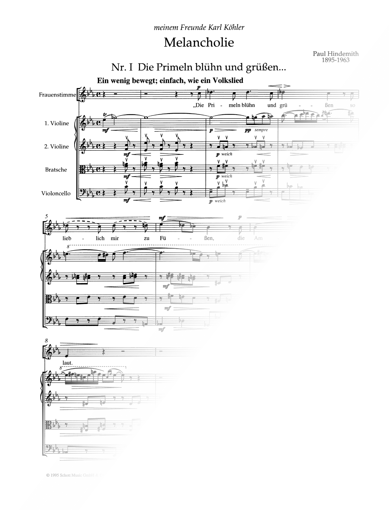 Melancholie, Op.13