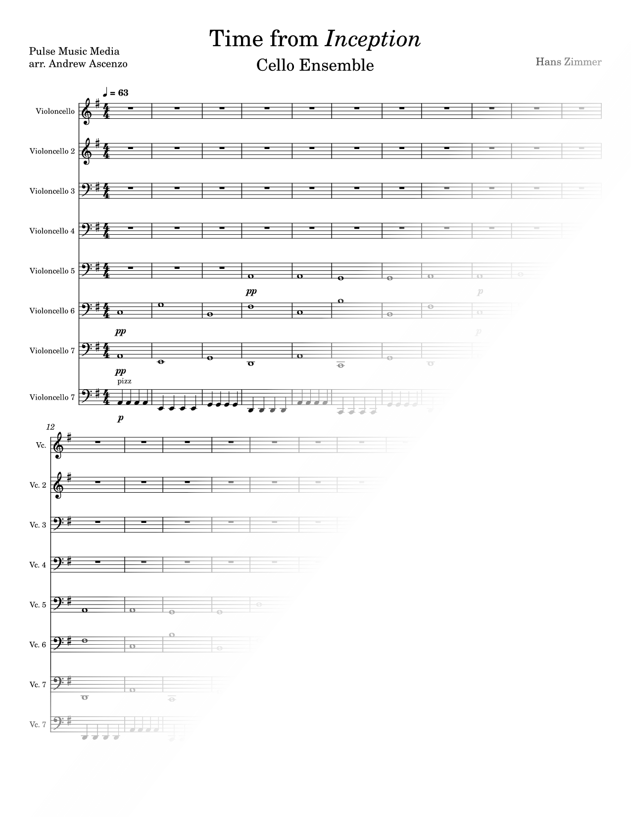 Time - Cello Ensemble