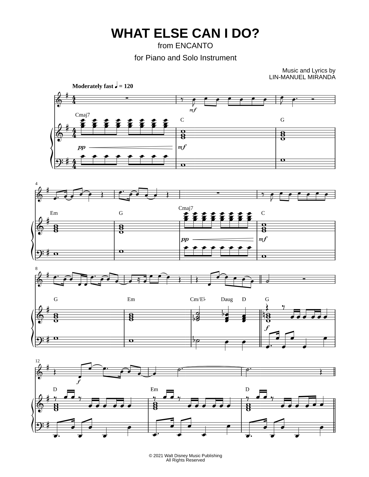 What Else Can I Do? - Piano Accompaniment
