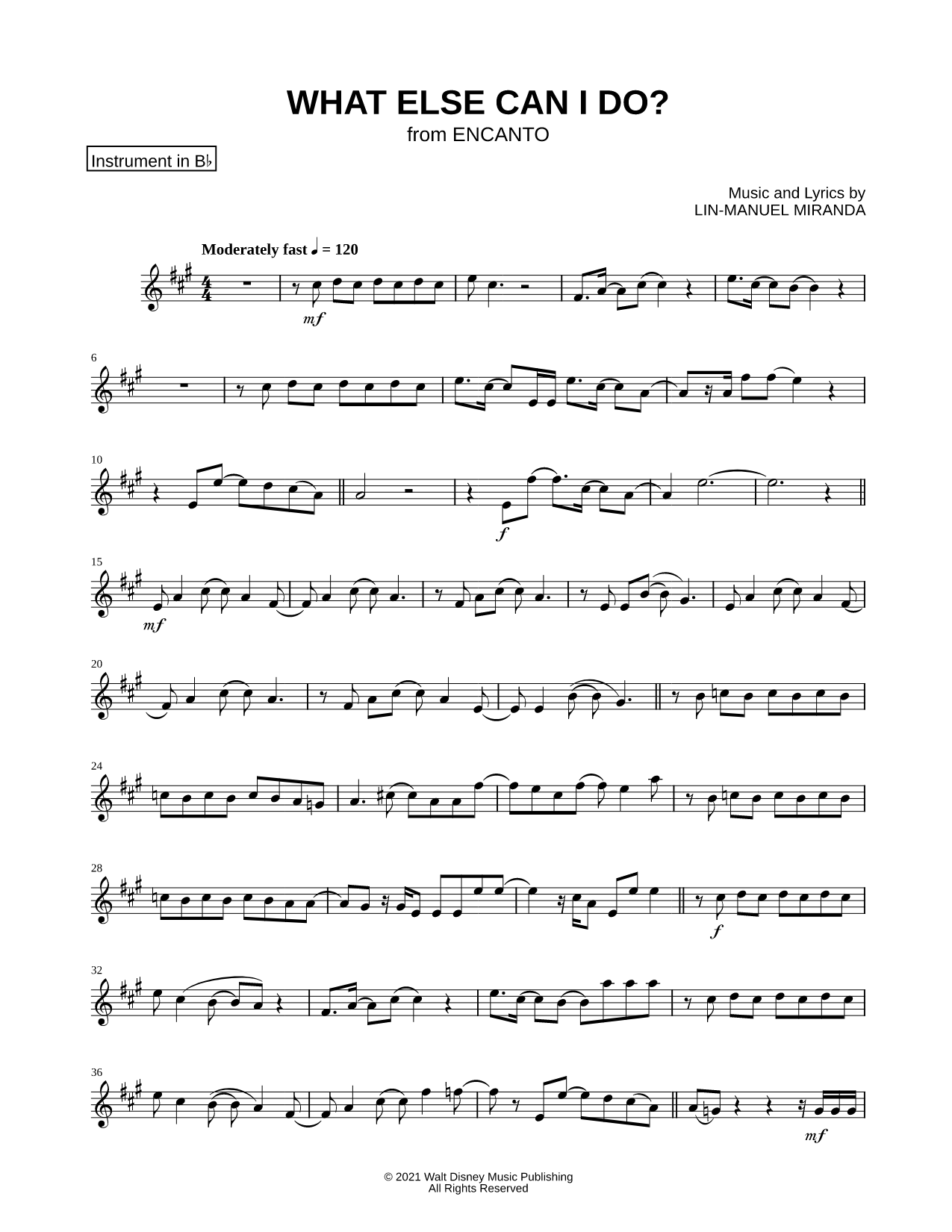 What Else Can I Do? - Bb Instrument