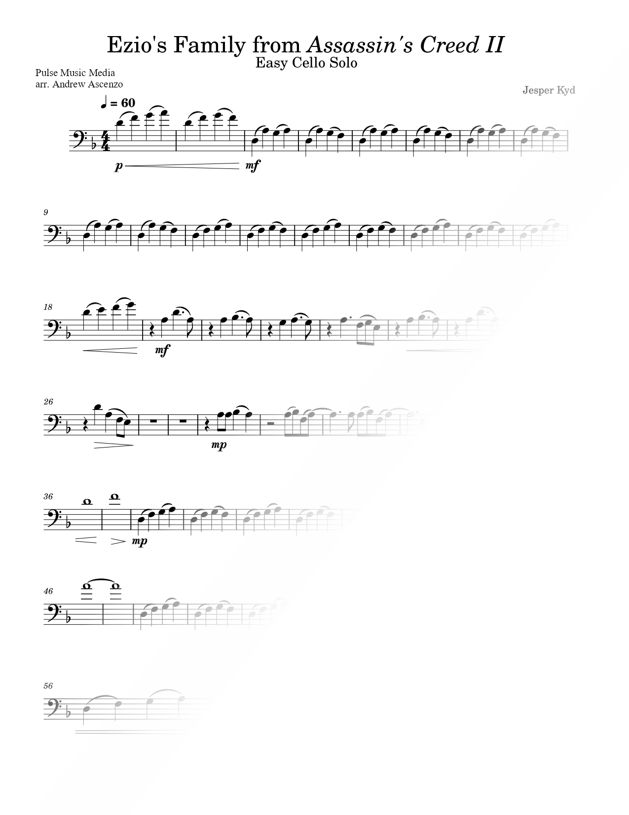 Ezio's Family [easy]