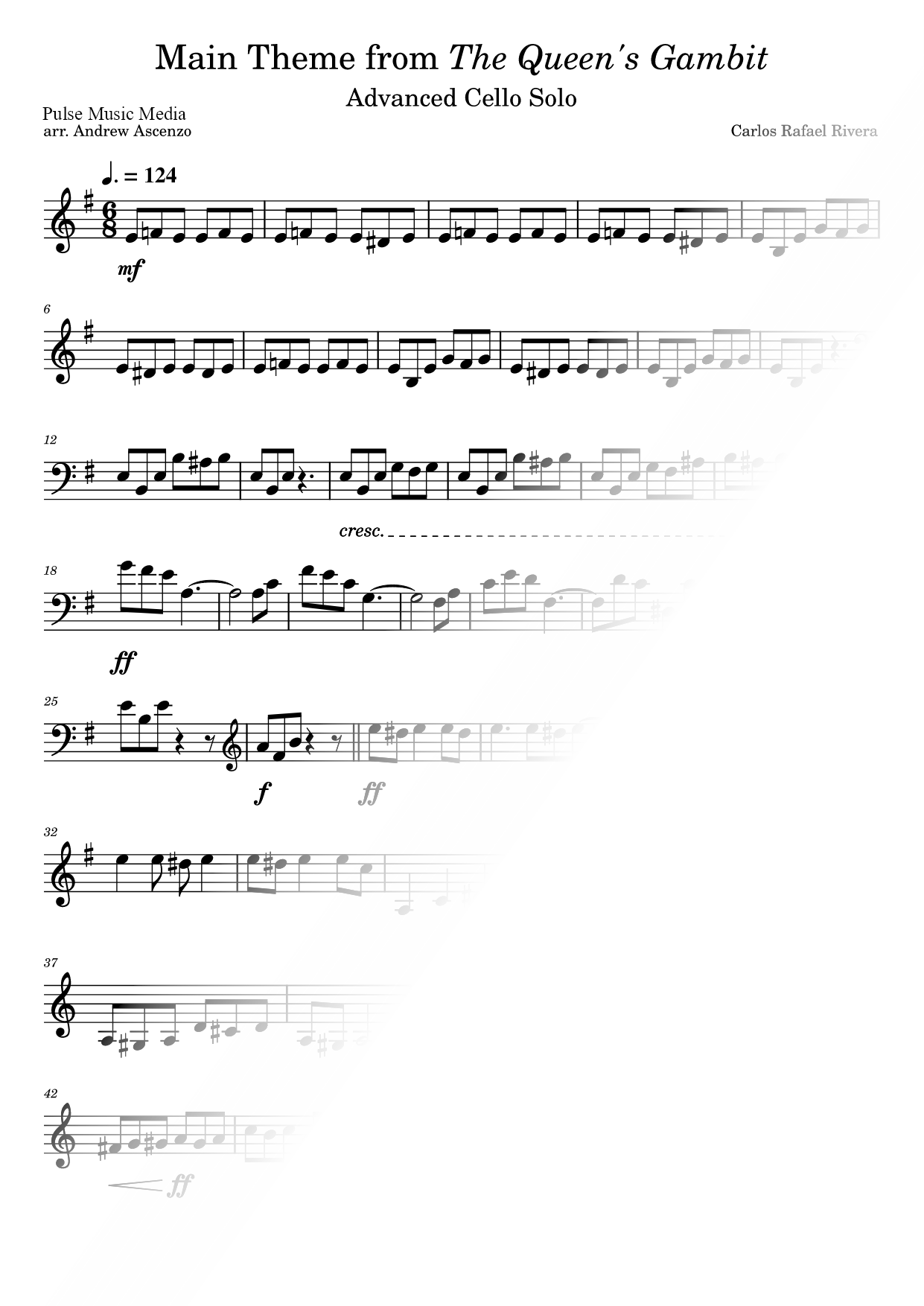 Main Theme from The Queen's Gambit [advanced]