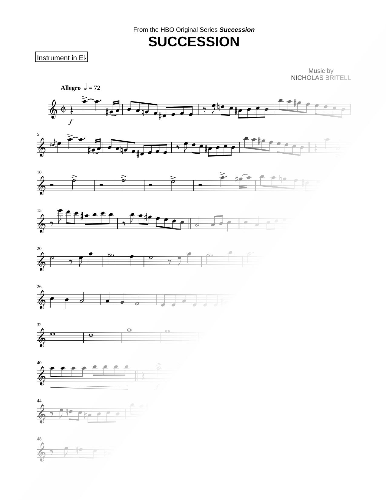 Succession - Eb Instrument