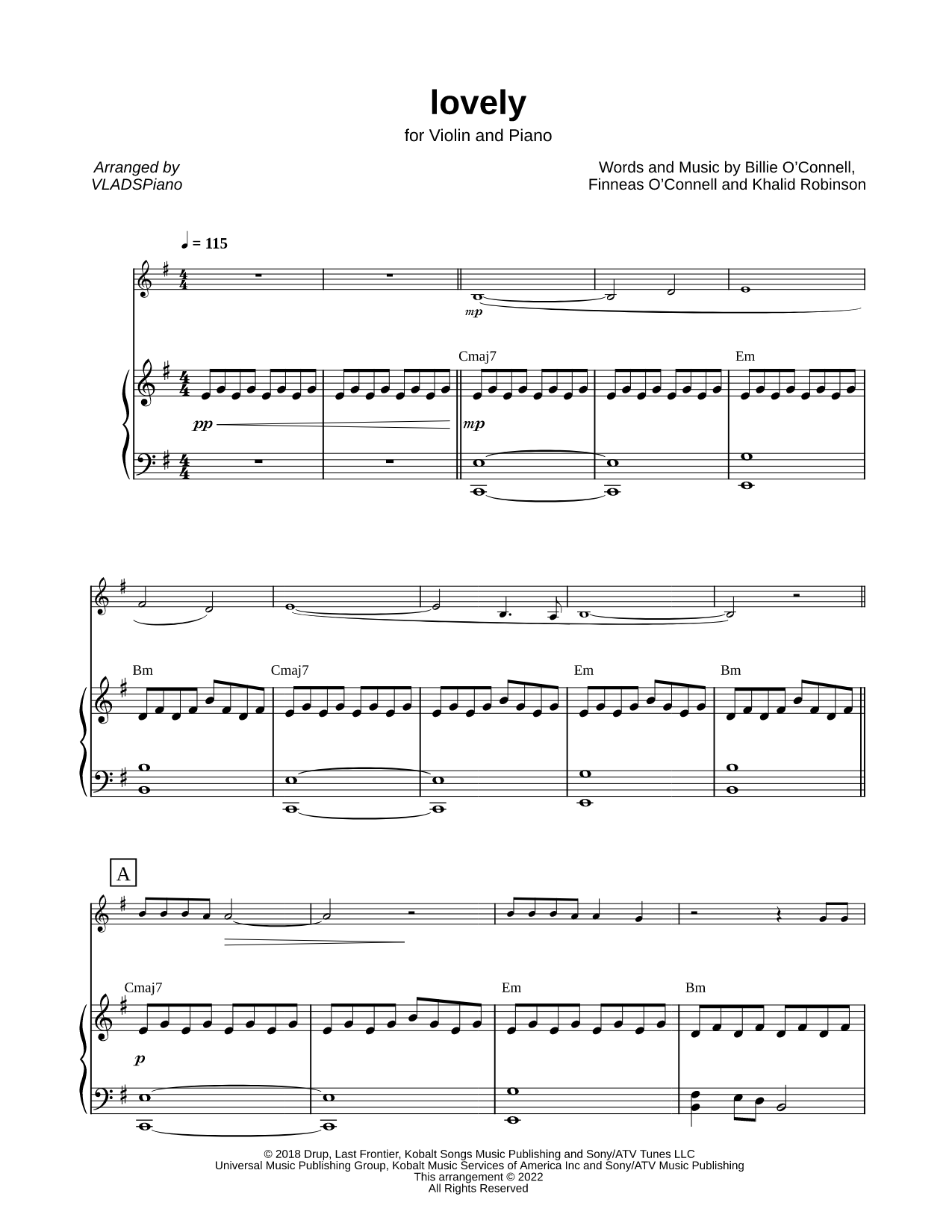 lovely - Violin & Piano
