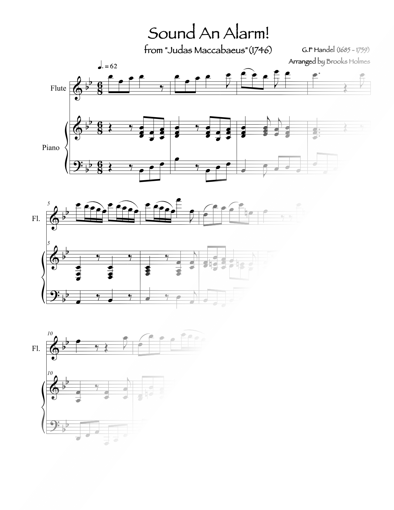 Sound an Alarm! - Flute & Piano