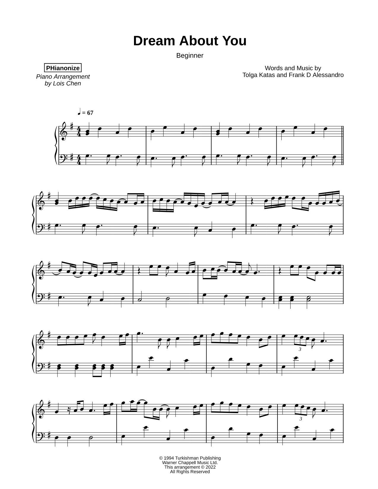 Dream About You [beginner]