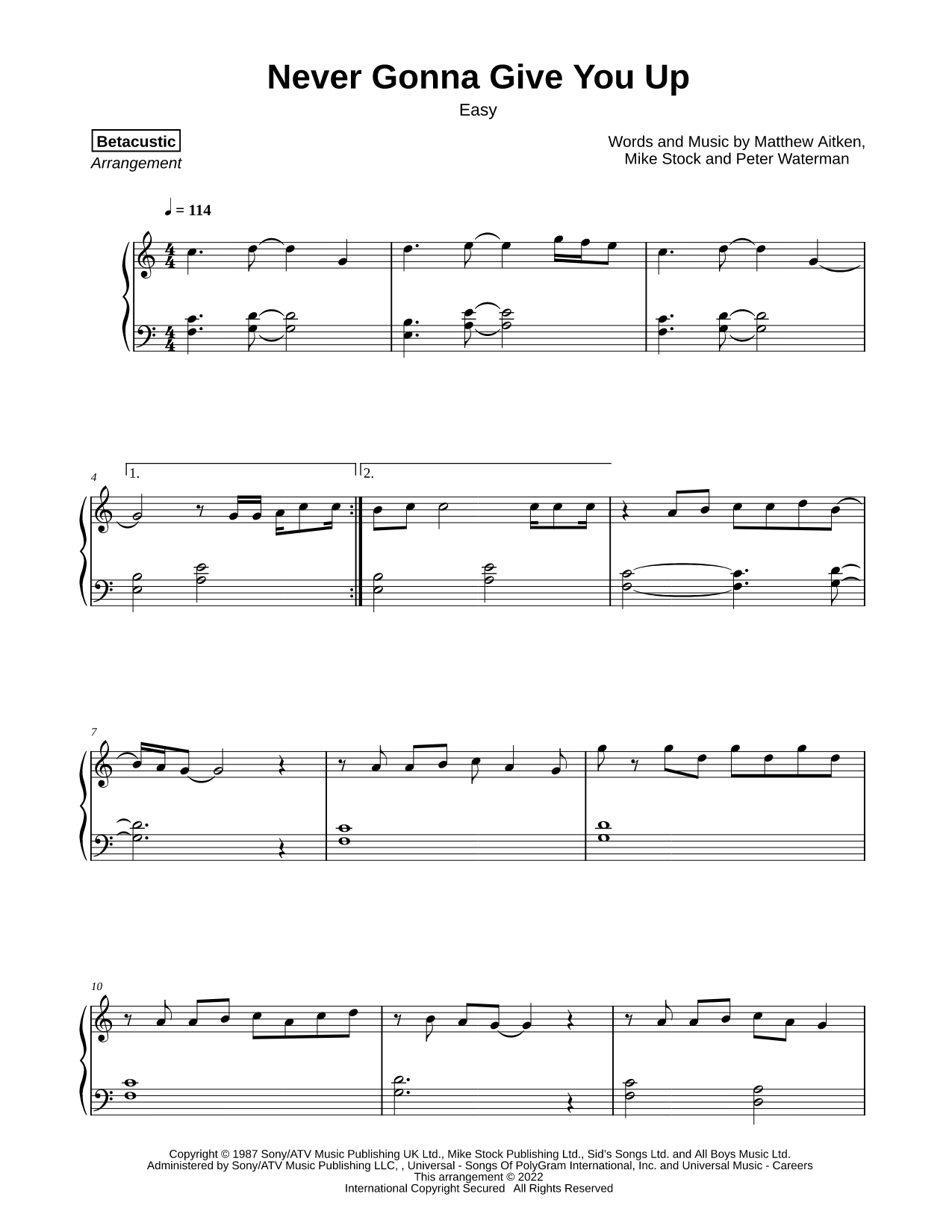 Never Gonna Give You Up