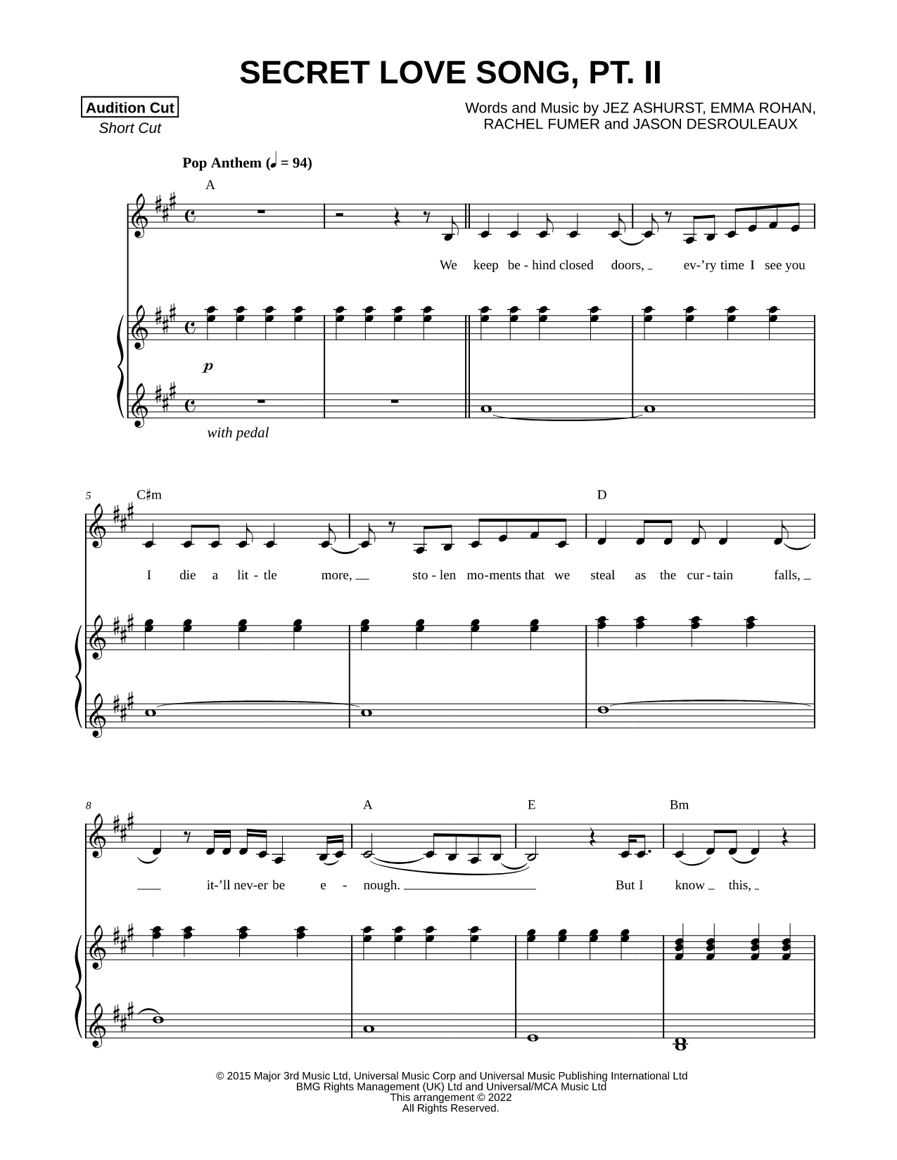 Secret Love Song, Pt. II