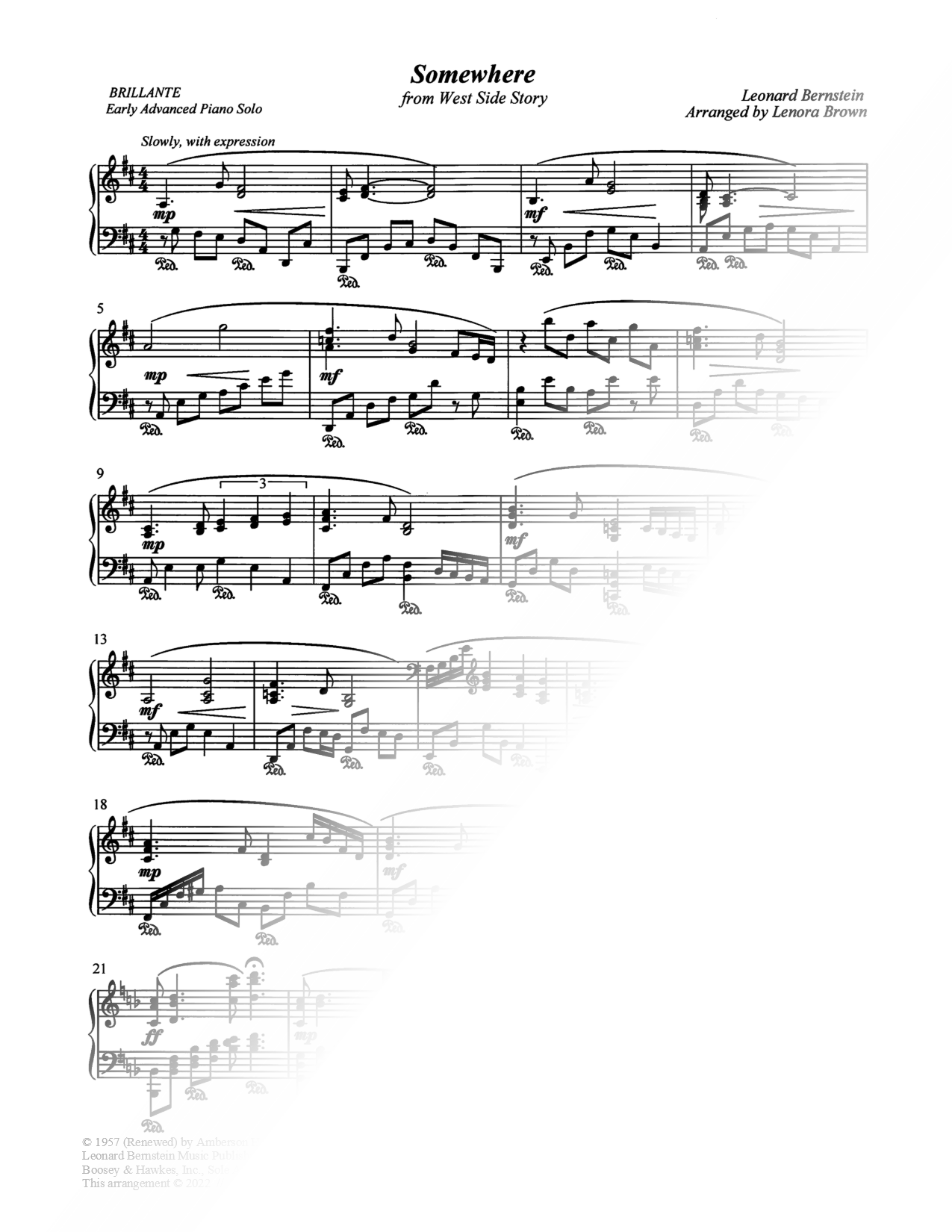 Somewhere [early advanced]