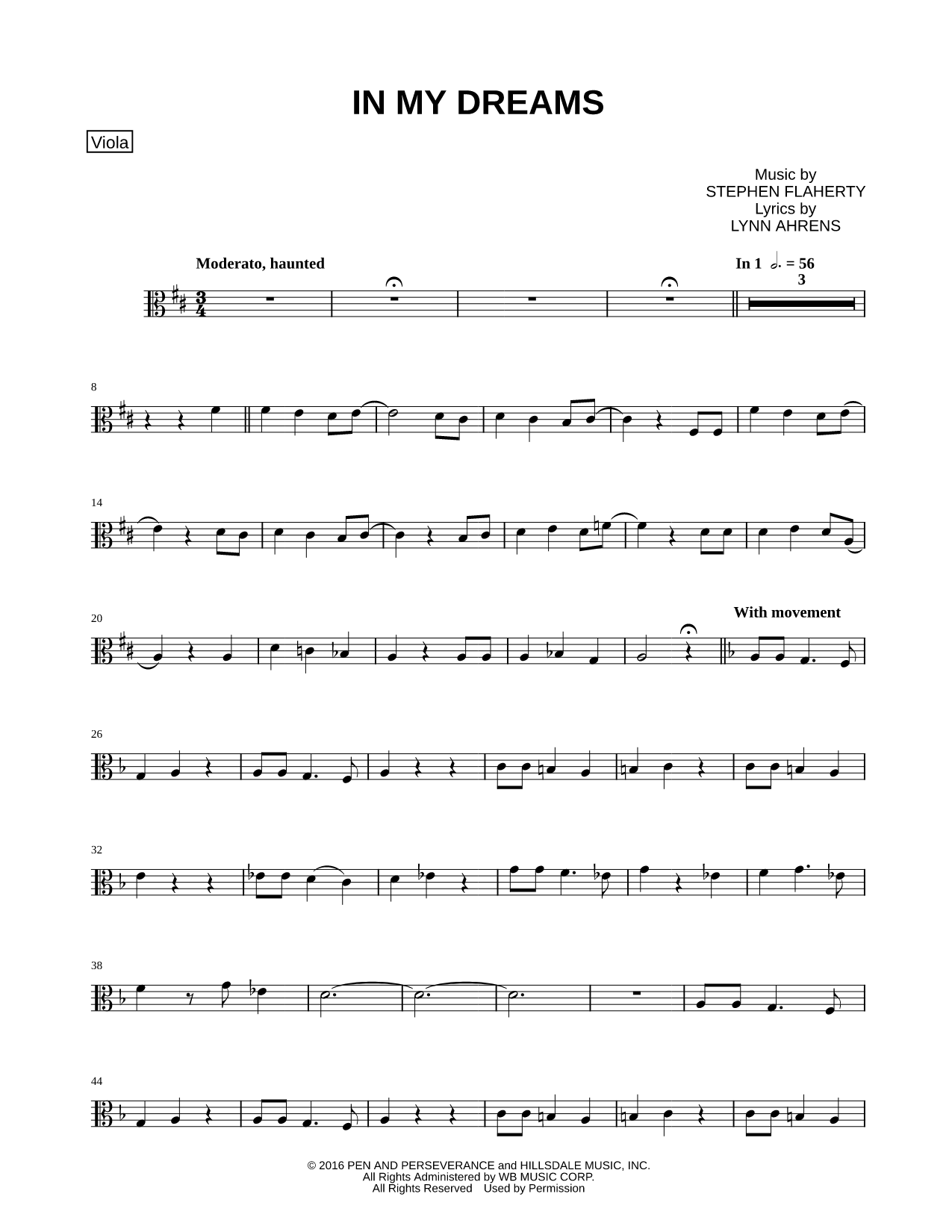 In My Dreams - Viola