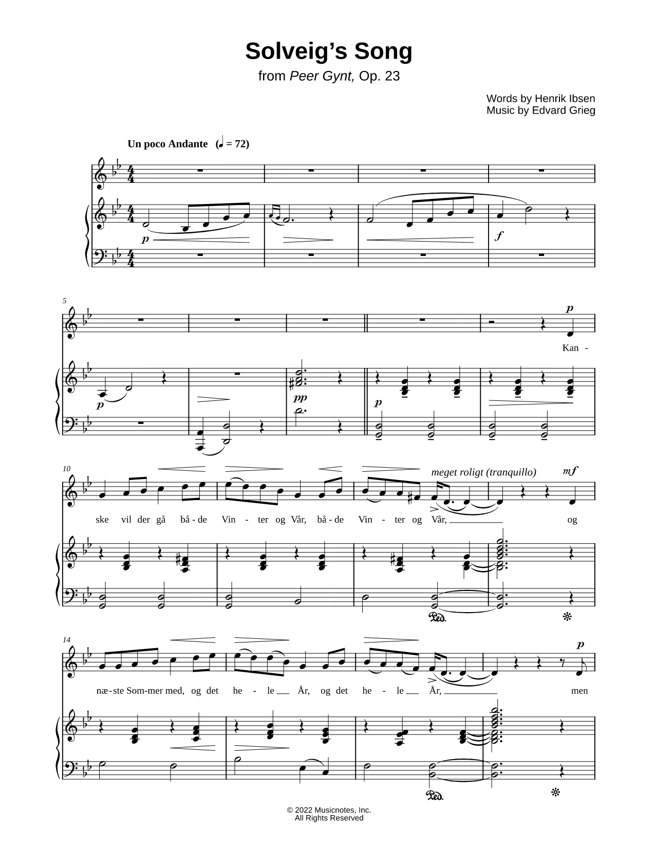 Solveig's Song