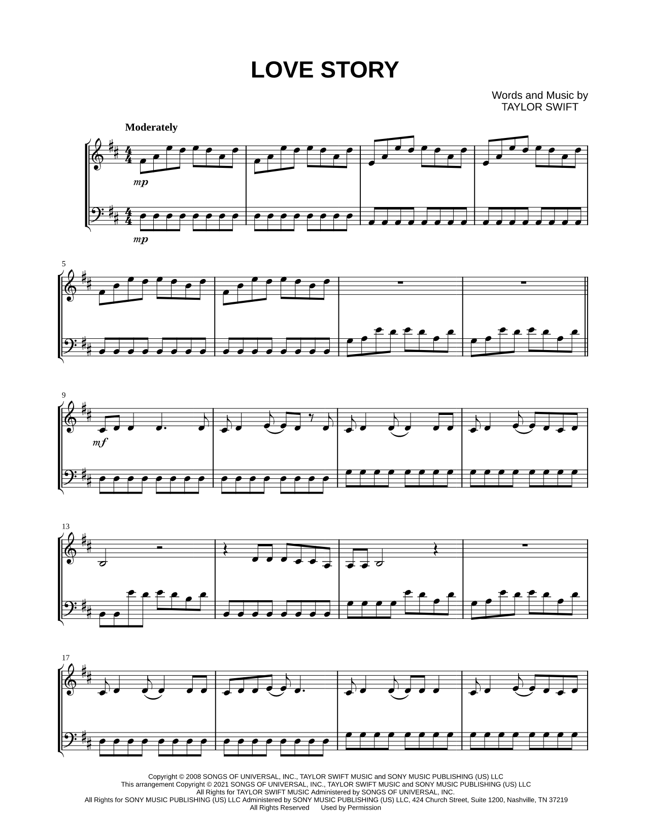 Love Story - Violin & Cello