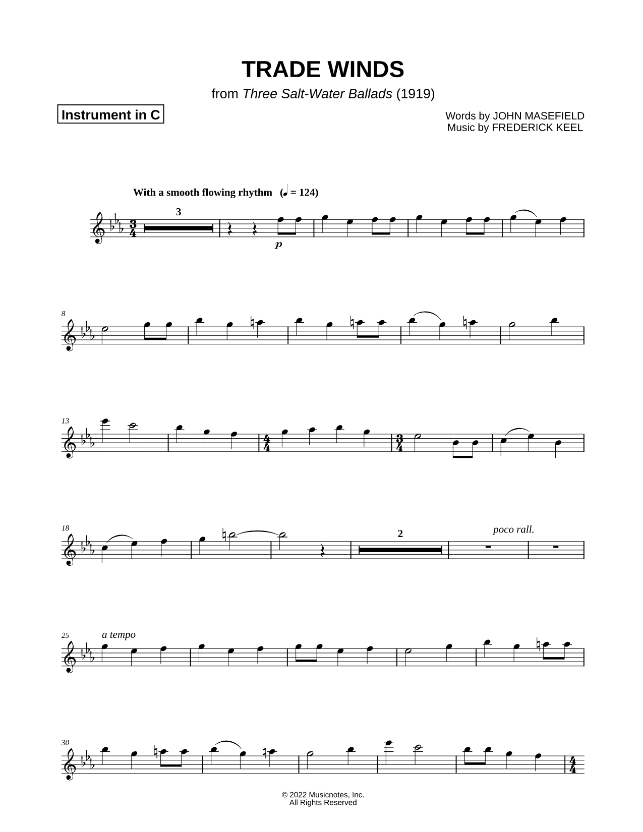 Trade Winds - C Instrument