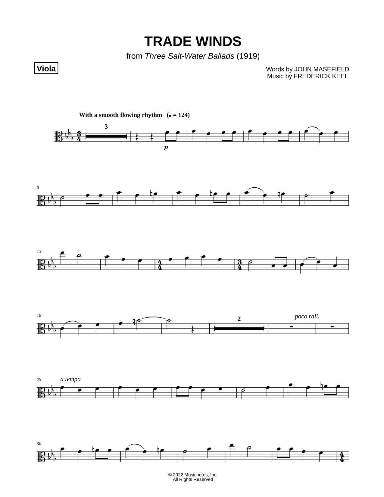 Trade Winds - Viola