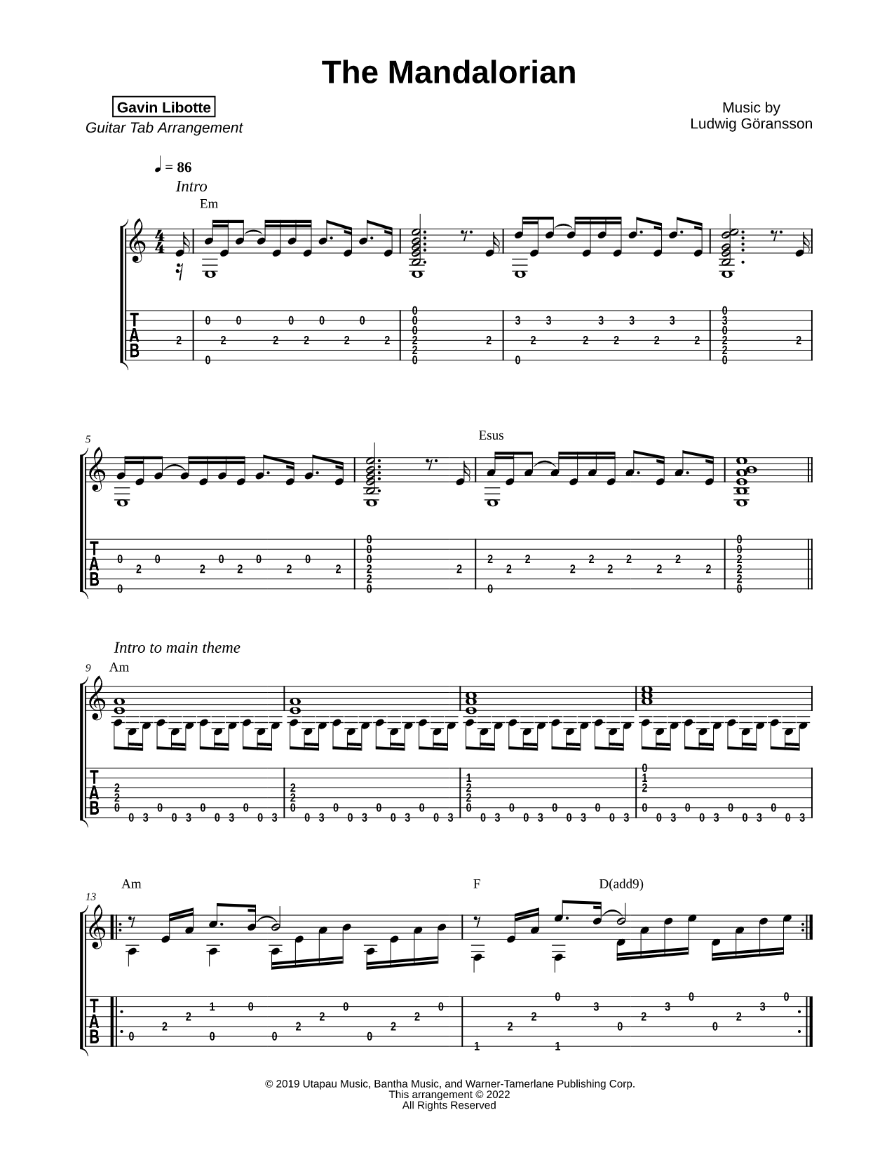 Star Wars: The Mandalorian (Main Theme)